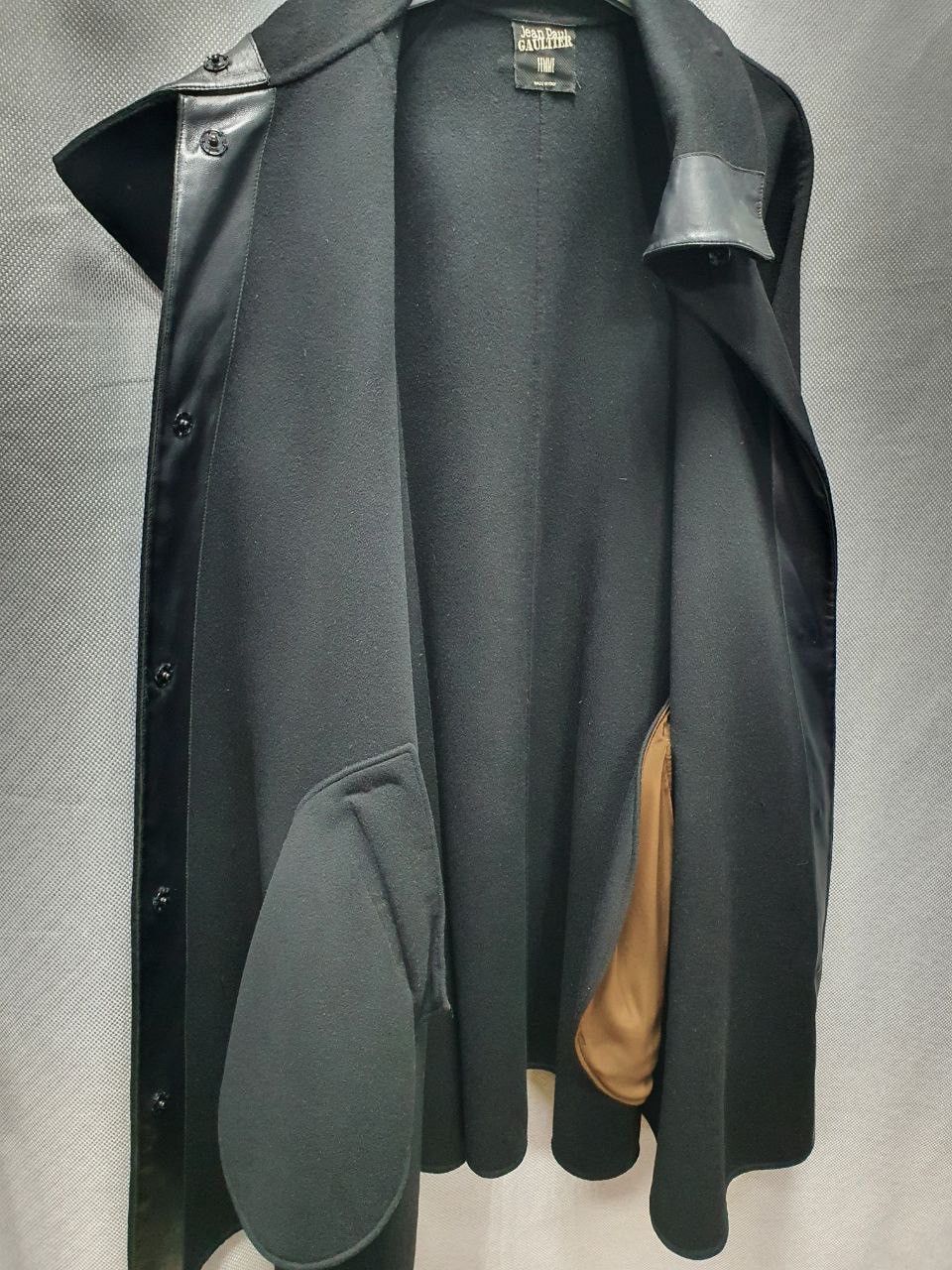 Jean Paul Gaultier Jean Paul Gaultier Femme wool cachmere over coat Size L / US 10 / IT 46 - 7 Thumbnail