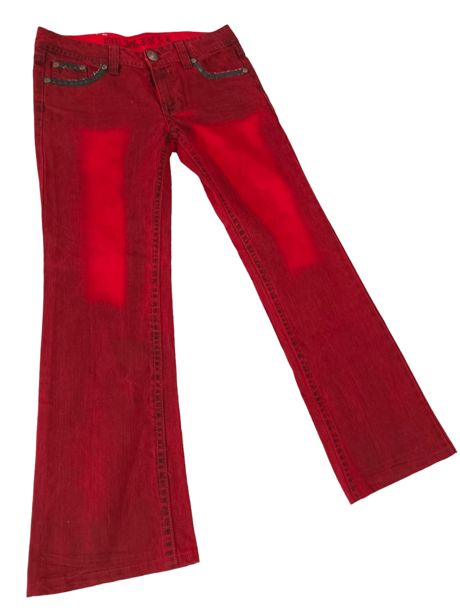 Japanese Brand 🔥Hot🔥Seditionaries Original Punk Flare Jeans Size US 30 / EU 46 - 2 Thumbnail