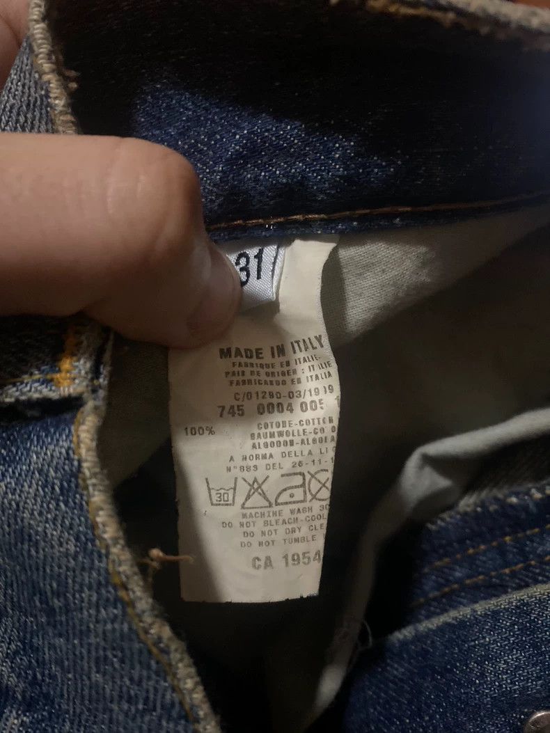 Helmut Lang HELMUT LANG size31 Blue water-splashed ink jeans Size US 31 - 5 Thumbnail