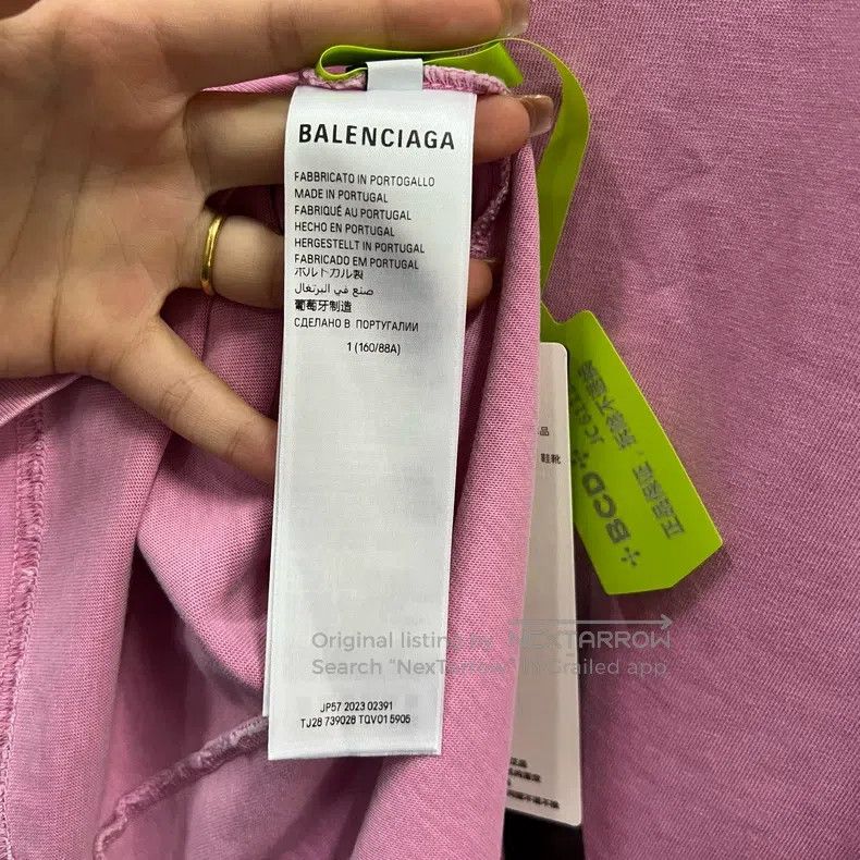 Balenciaga Balenciaga Tower print short sleeve Size US S / EU 44-46 / 1 - 3 Thumbnail