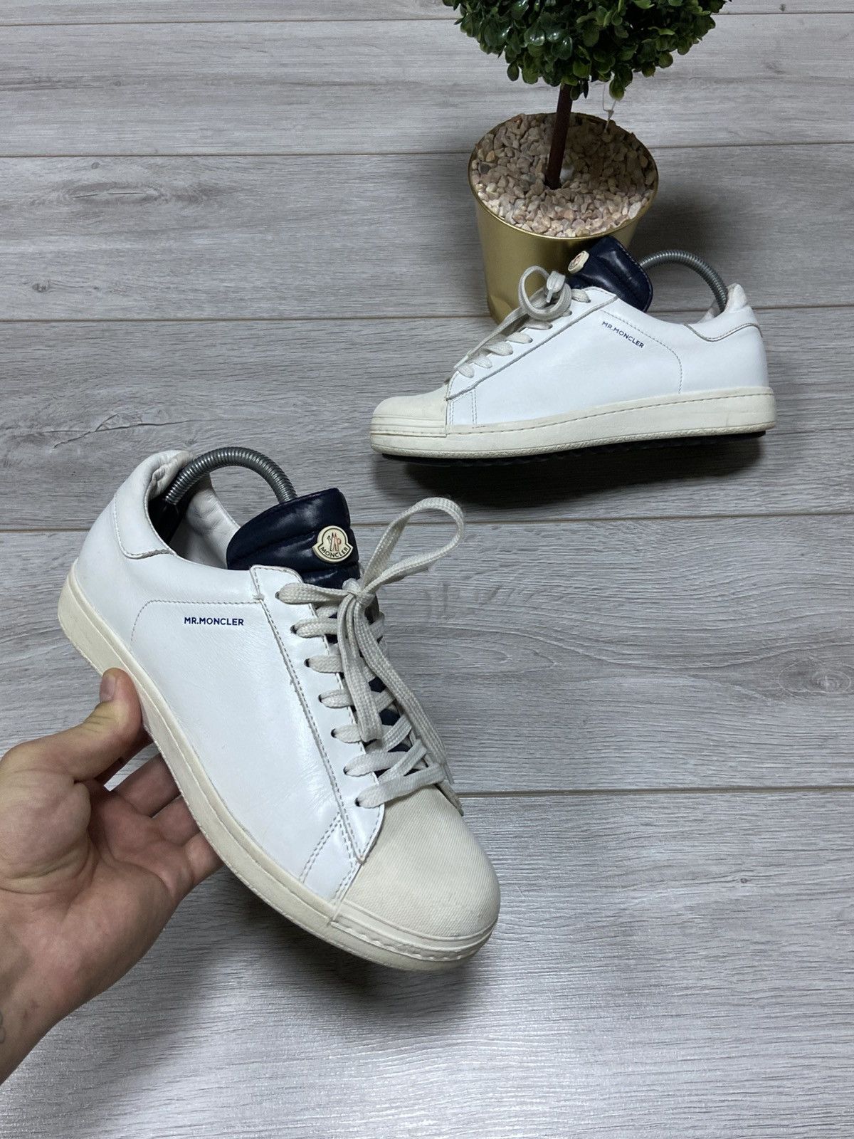 Moncler Moncler vintage Mr.Moncler leather sneakers Size US 7.5 / EU 40-41 - 1 Thumbnail