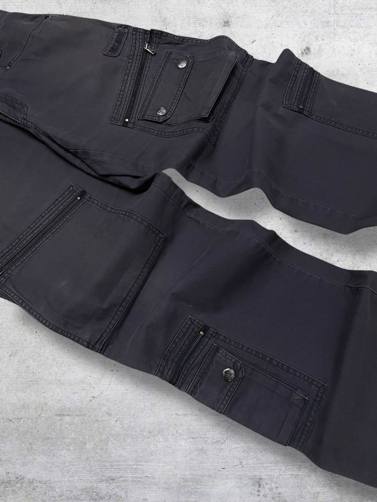 Japanese Brand VINTAGE SMEX 1990S JAPAN DESIGNER CARGO COMBAT FADED PANT Size US 32 / EU 48 - 4 Thumbnail