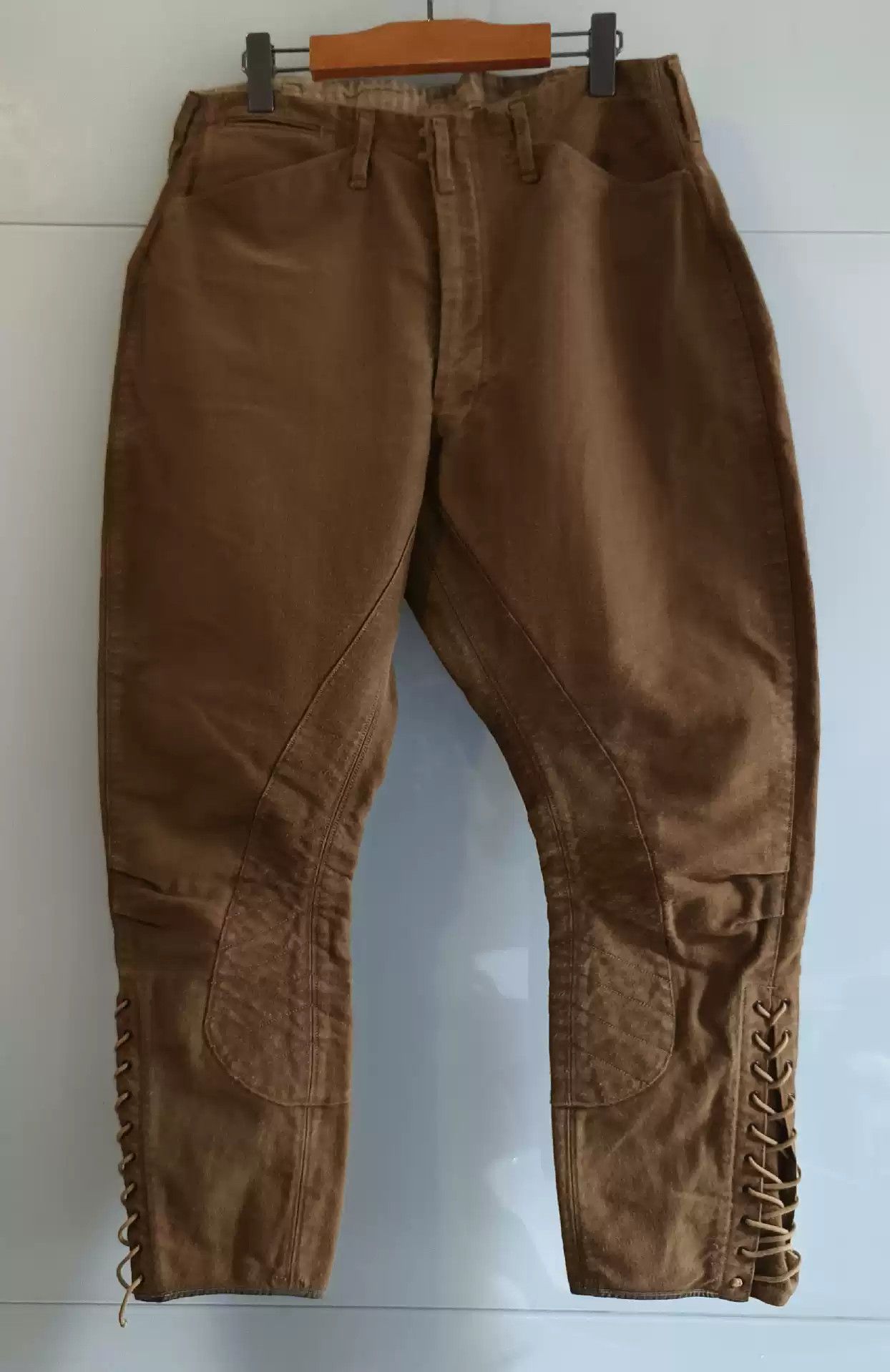image of Freewheelers Trailblazer Breeches Have Been Out Of Print For 16 Years in Yellow, Men's (Size 32)