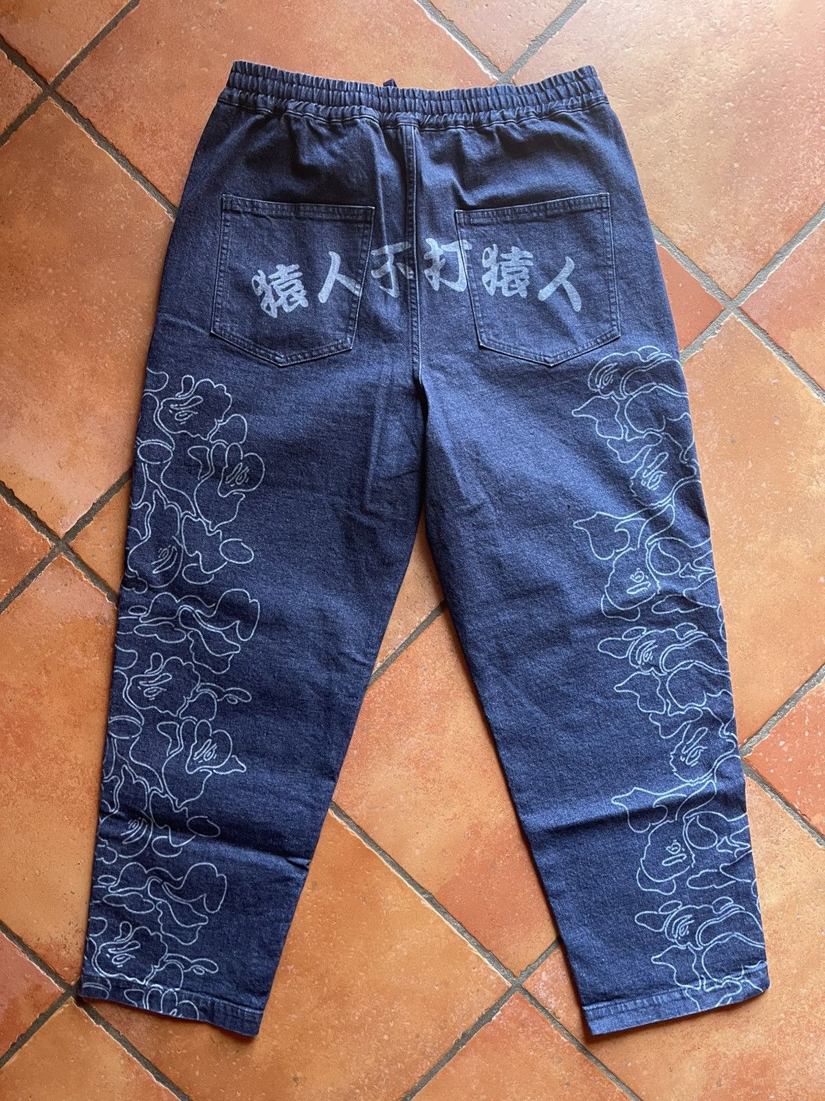 Bape Bape 30th Anniversary Indigo Denim Pants Size US 32 / EU 48 - 2 Thumbnail