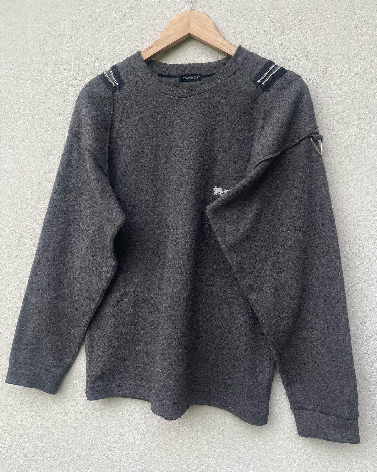 If Six Was Nine × Japanese Brand × Le Grande Bleu (L.G.B.) Milkboy Punk Bondage Style Sweatshirt Size US M / EU 48-50 / 2 - 11 Thumbnail