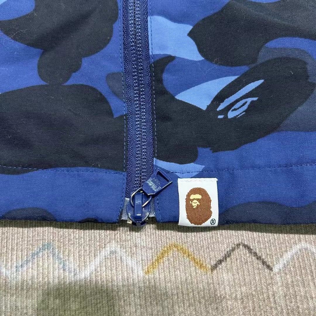 Bape BAPE BLUE CAMO SHARK JACKET Size US L / EU 52-54 / 3 - 3 Thumbnail
