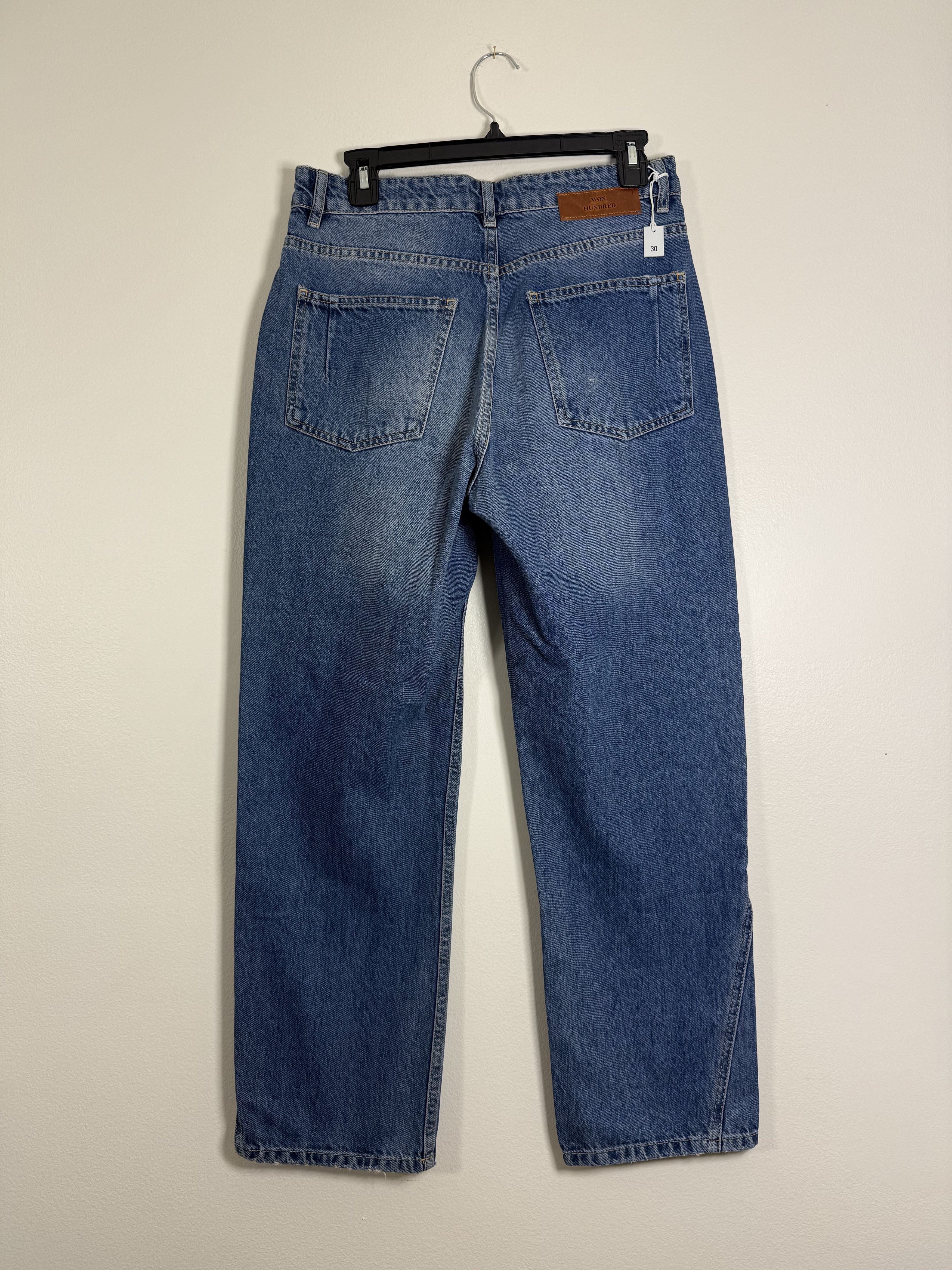 Won Hundred Washed Paneled Denim Pants Size US 30 / EU 46 - 3 Thumbnail