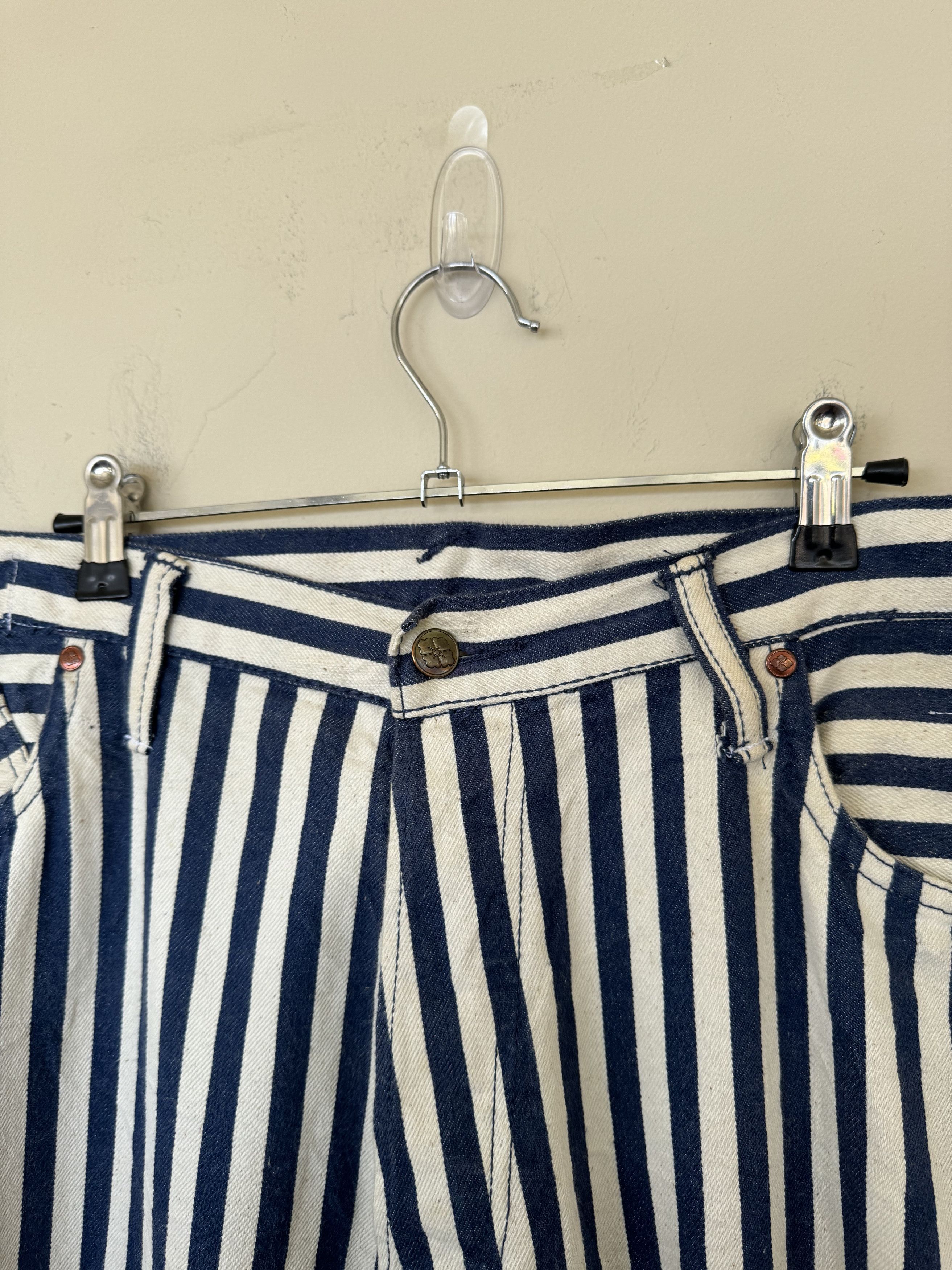 Evisu Evisu Pinstripe Denim Size US 34 / EU 50 - 5 Thumbnail