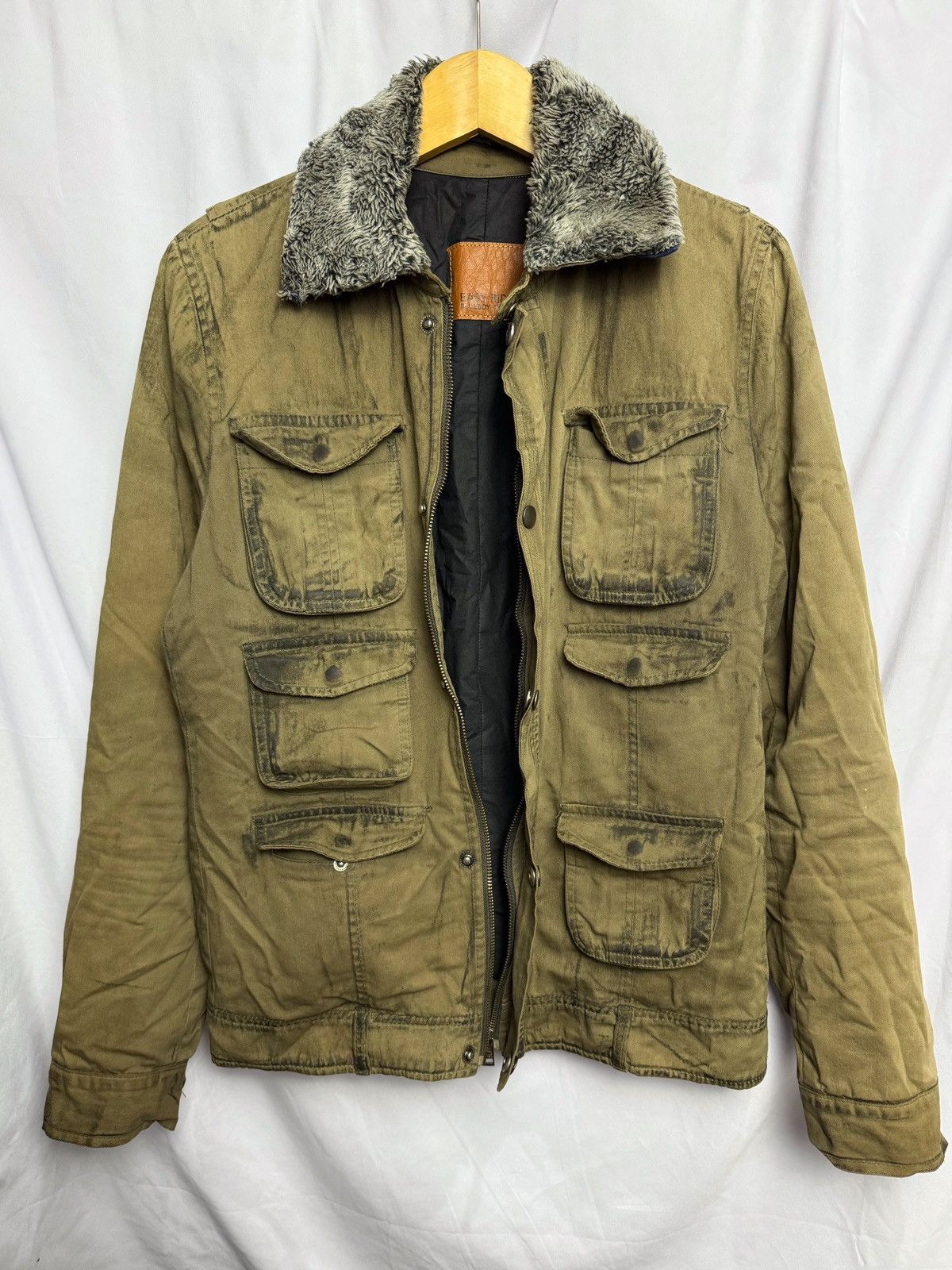 14th Addiction × KMRii × Yasuyuki Ishii EASY RIDERS BLUEBOY INDUSTRY MULTIPOCKET FUR COLLAR JACKET Size US M / EU 48-50 / 2 - 1 Thumbnail