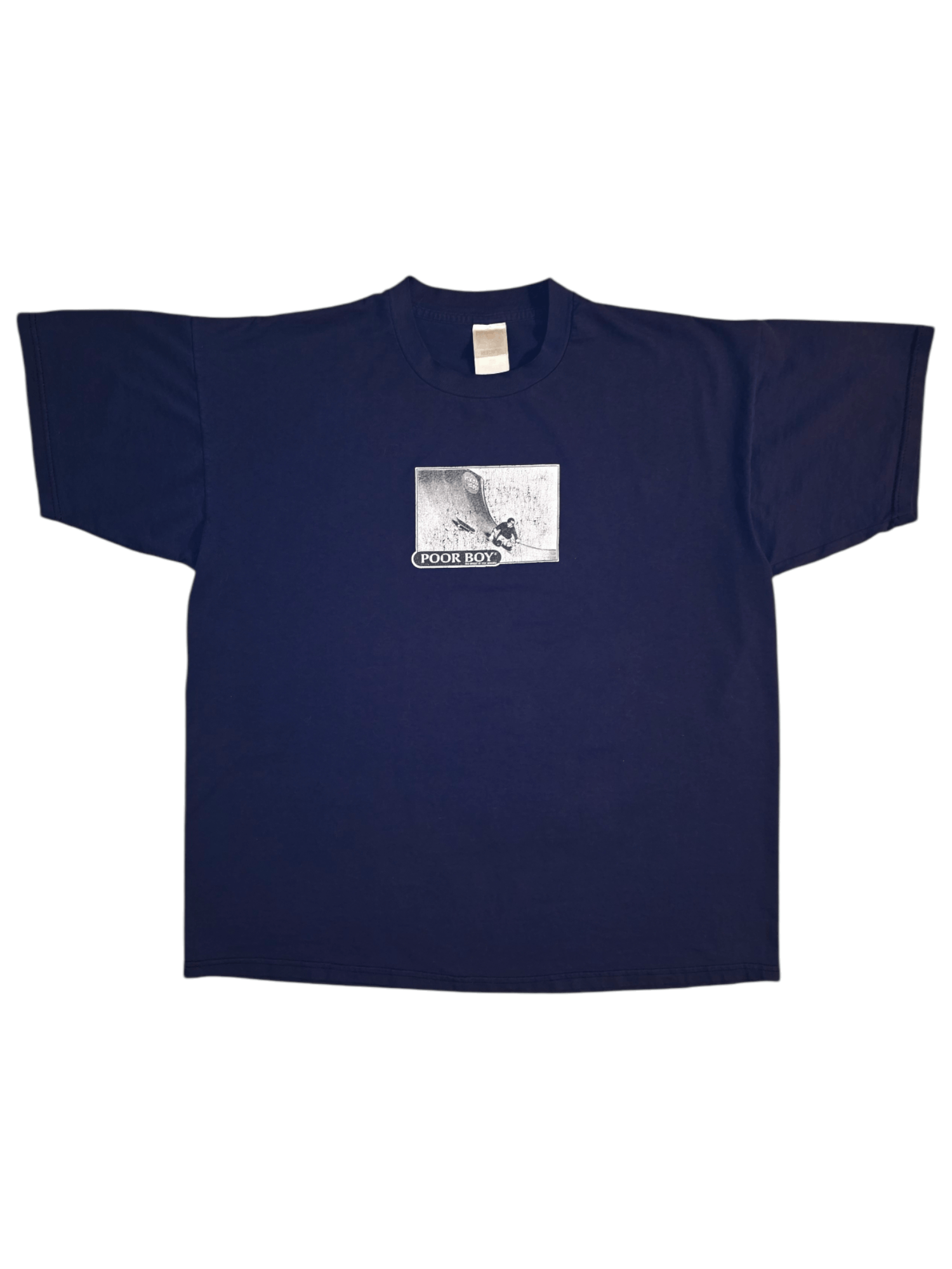 Shorty's Skateboards × Vintage Vintage 90s Poor Boy Skateboards Shirt Size US L / EU 52-54 / 3 - 1 Thumbnail