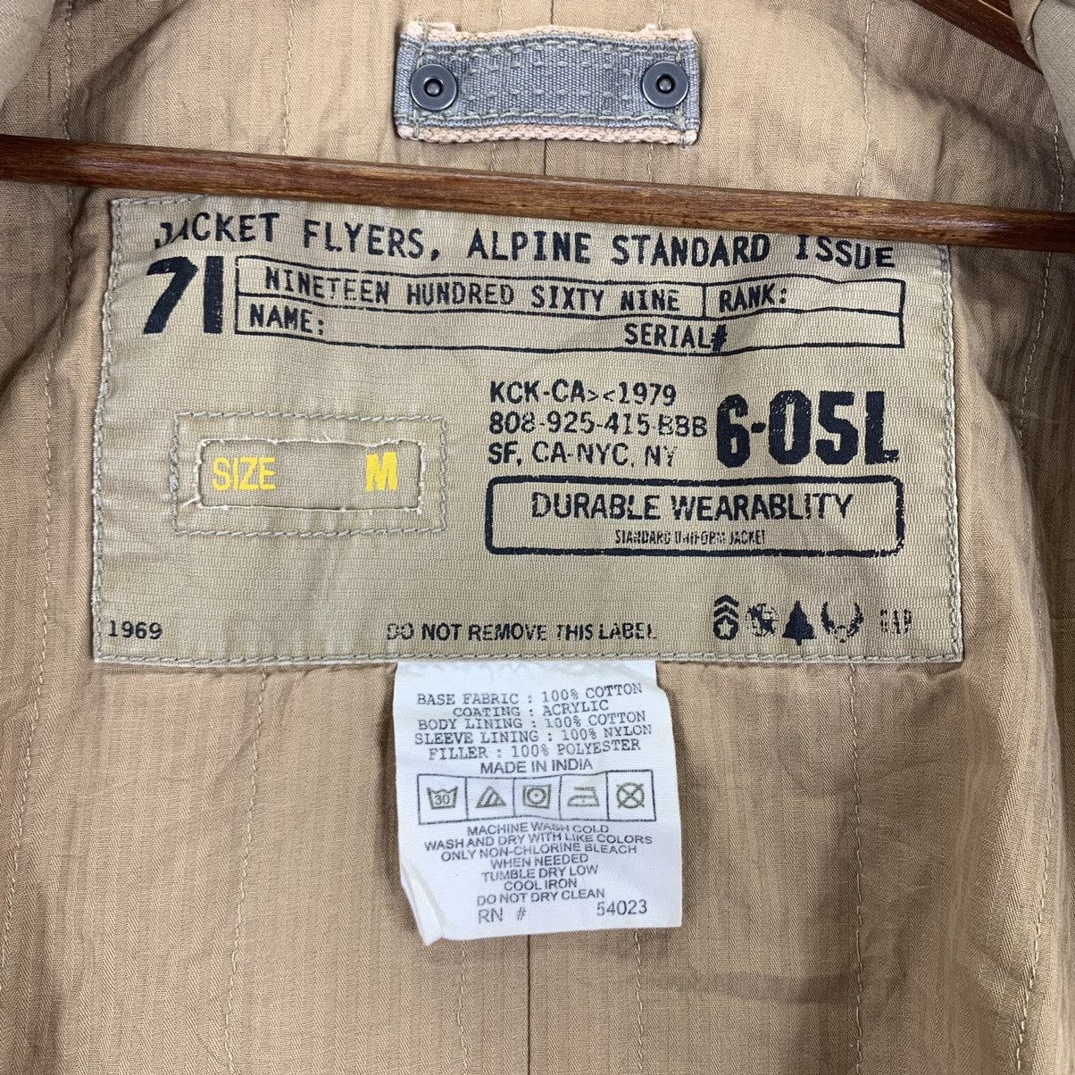 Gap × Japanese Brand Vintage 1969 Alphine Standard Issue Flyers Military Jacket Size US M / EU 48-50 / 2 - 5 Thumbnail
