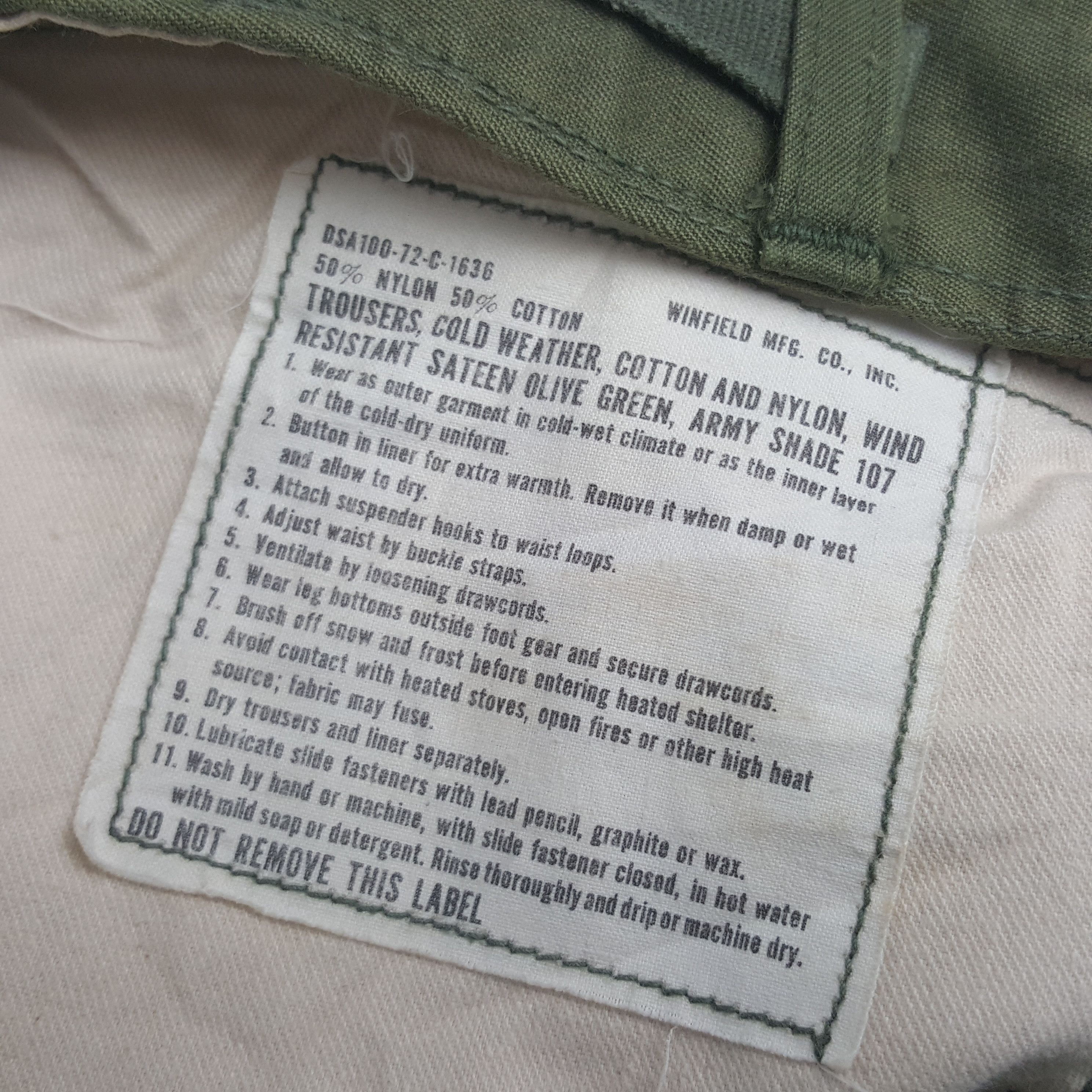 Vintage Vintage US Winfield Military Style Cargo Pants RR10 Size US 31 - 14 Thumbnail
