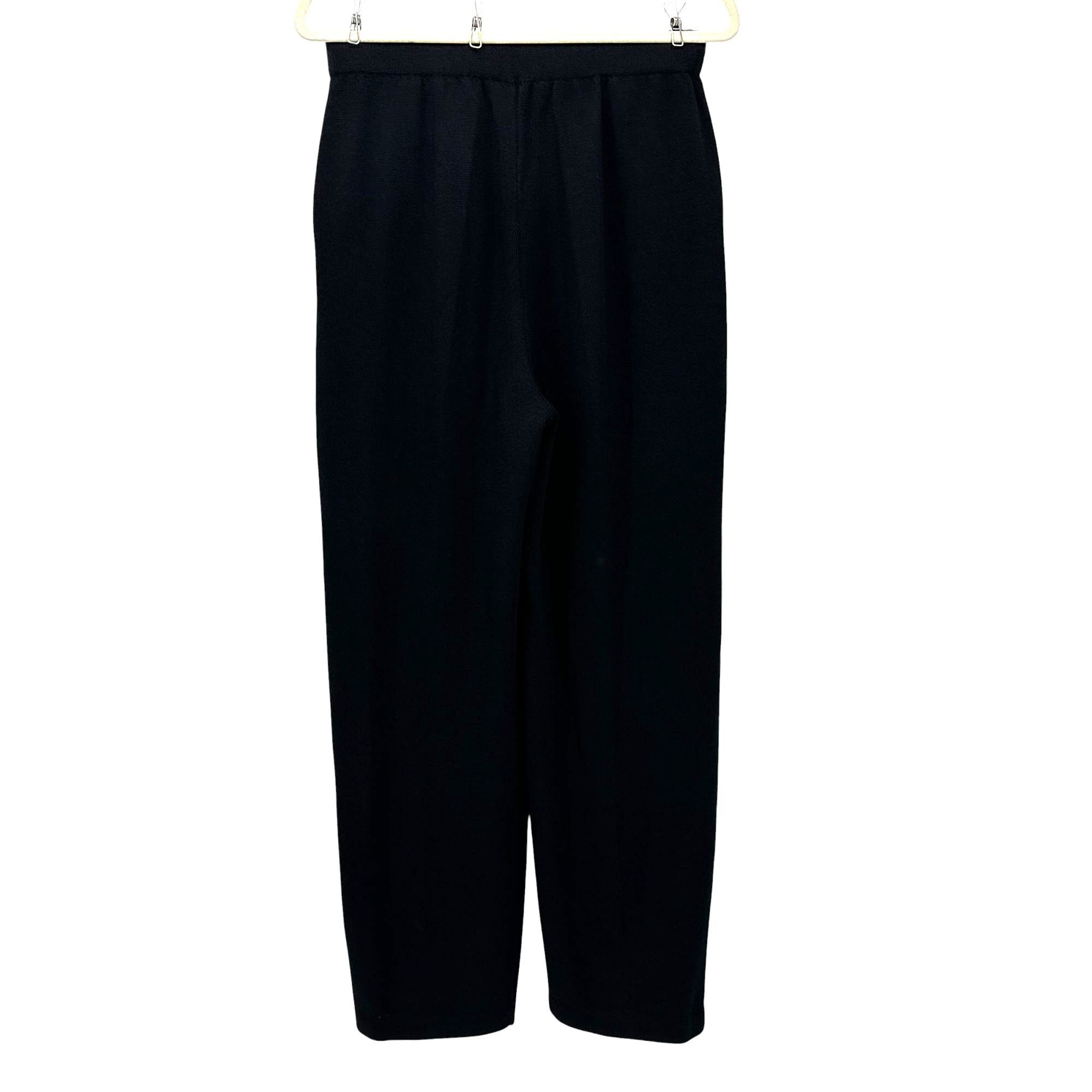 St. John Vintage St. John Basics Womens 10 Pants Black Santana Knit Size 29" - 4 Thumbnail