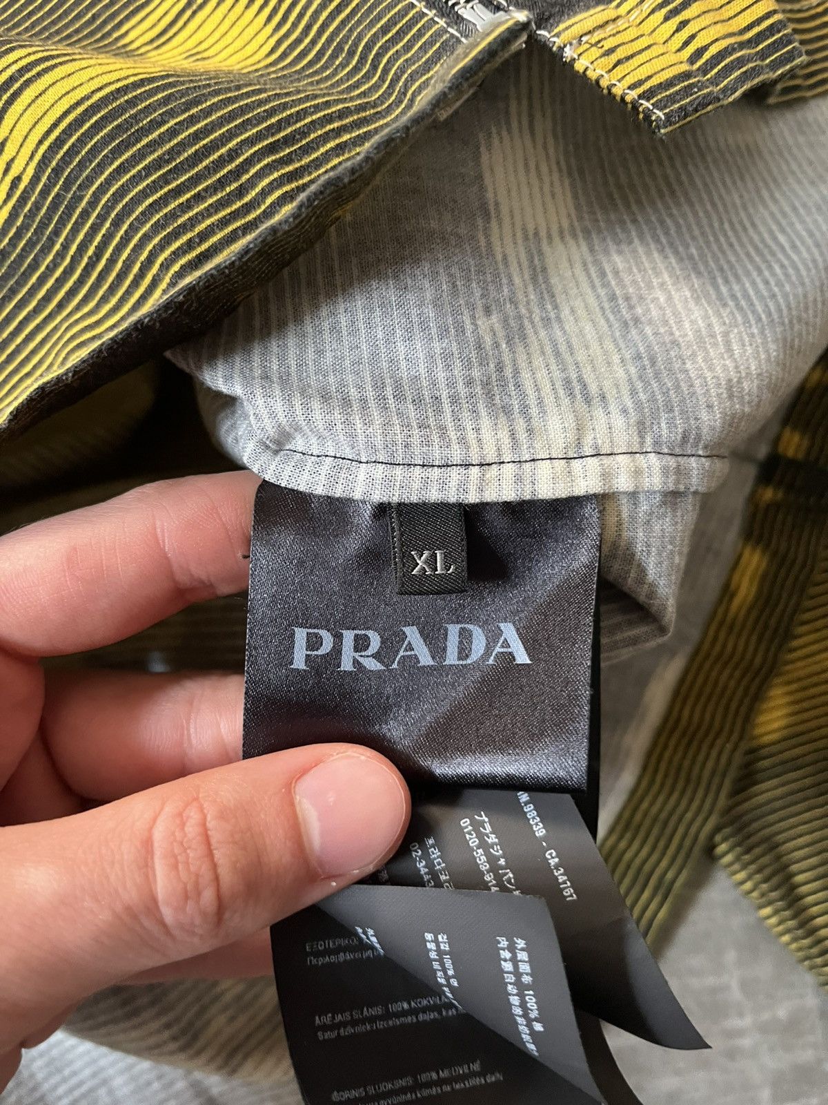 Prada Prada S/S 15 racing all over zip jacket yellow black Size US XL / EU 56 / 4 - 12 Thumbnail