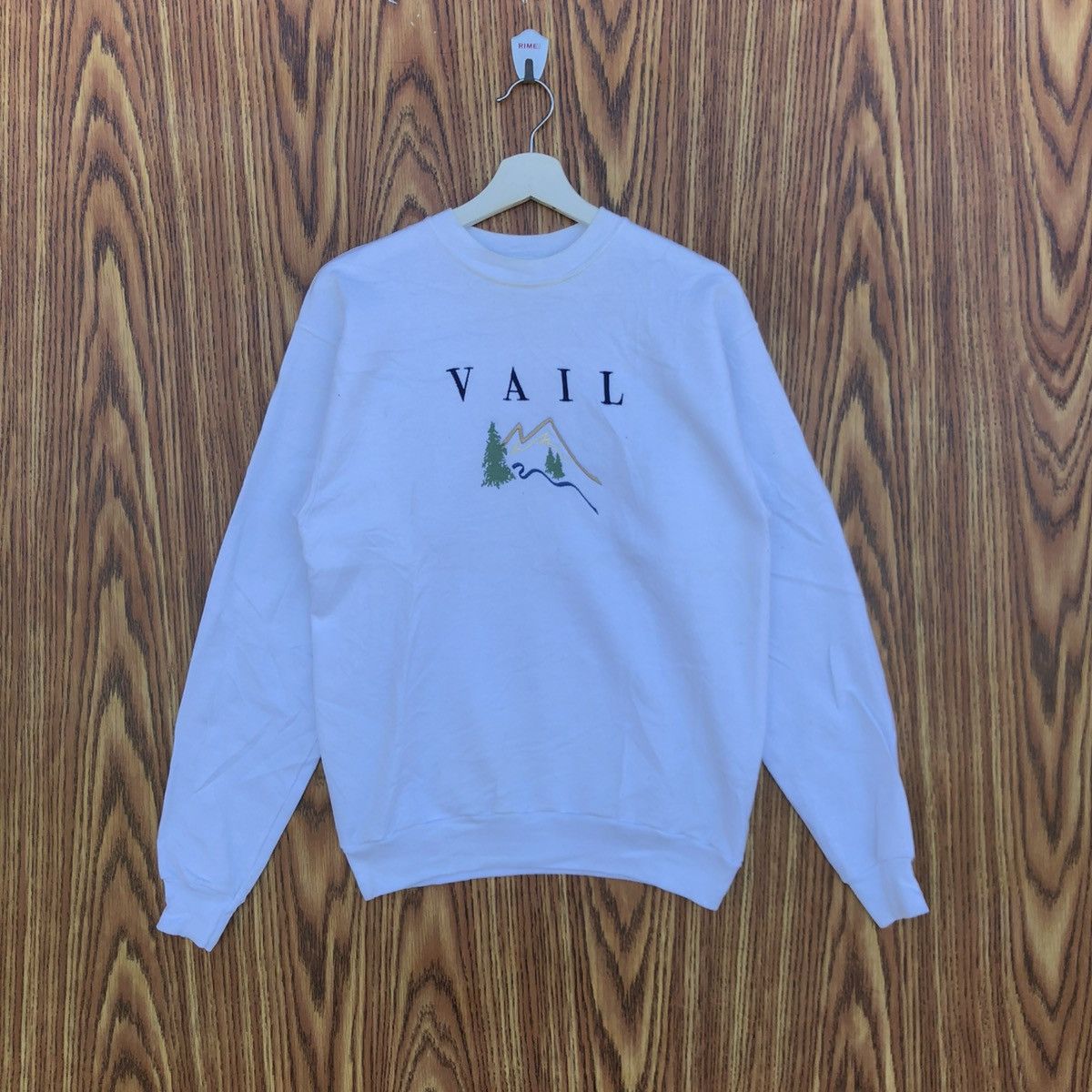Vintage Vintage Vail Graphic of Mountains Crewneck Sweatshirt Size US S / EU 44-46 / 1 - 1 Thumbnail