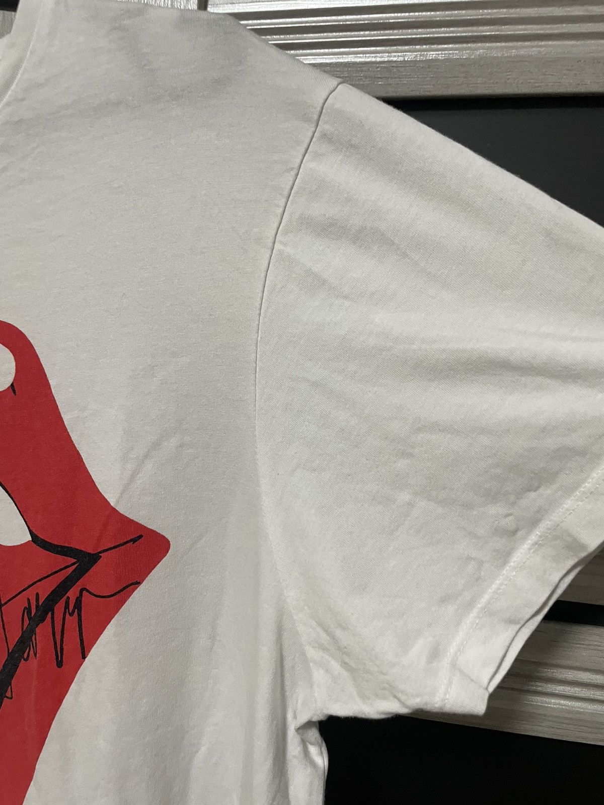 Band Tees × Vintage Rolling Stones Big Logo Signed Graphic Tee Vintage T Shirt Size US XL / EU 56 / 4 - 2 Thumbnail