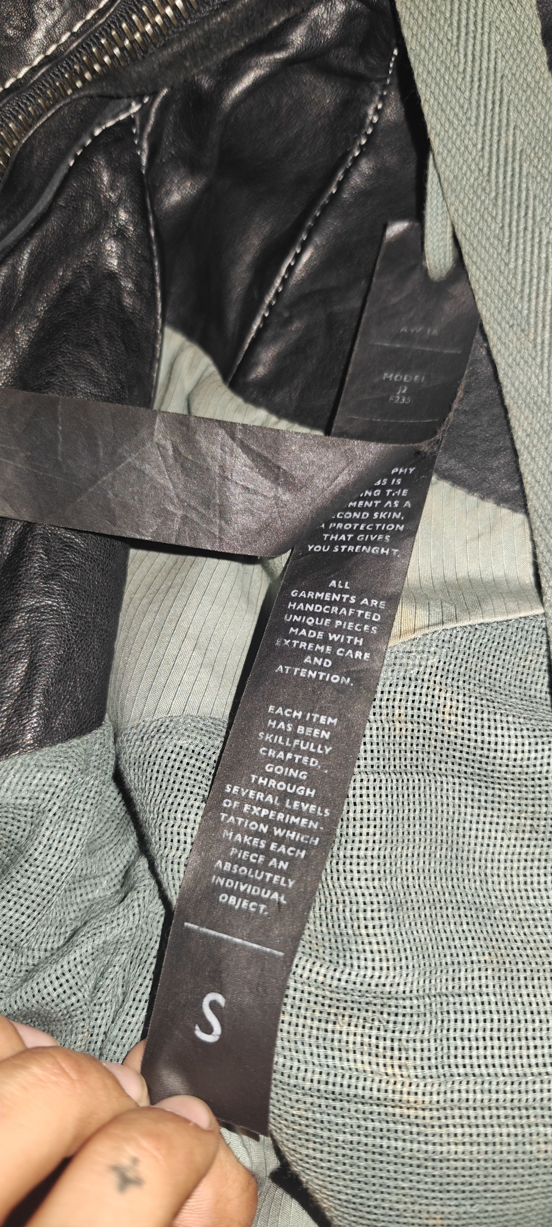 Boris Bidjan Saberi Boris Bidjan Saberi J2-F235 hooded horse skin jacket Size US S / EU 44-46 / 1 - 9 Thumbnail