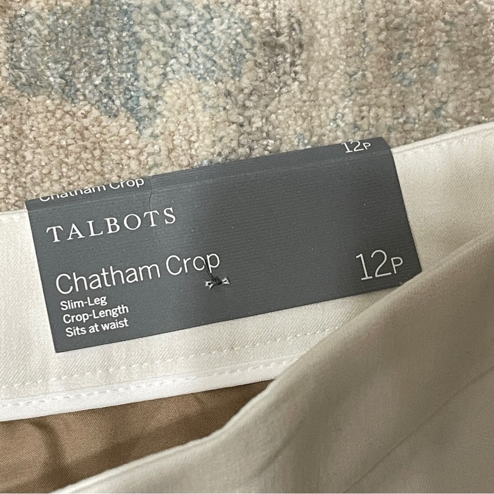 Other TALBOTS CHATHAM CROP PANTS WHITE Size 12P Size 34" / US 12 / IT 48 - 7 Thumbnail