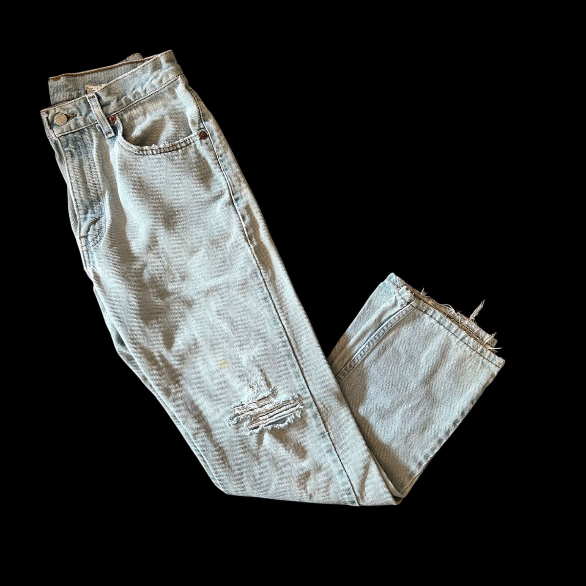 Levi's Vintage Clothing Vintage Levi's 505 Relaxed Fit Straight Leg Light Wash Denim Size US 29 - 7 Thumbnail