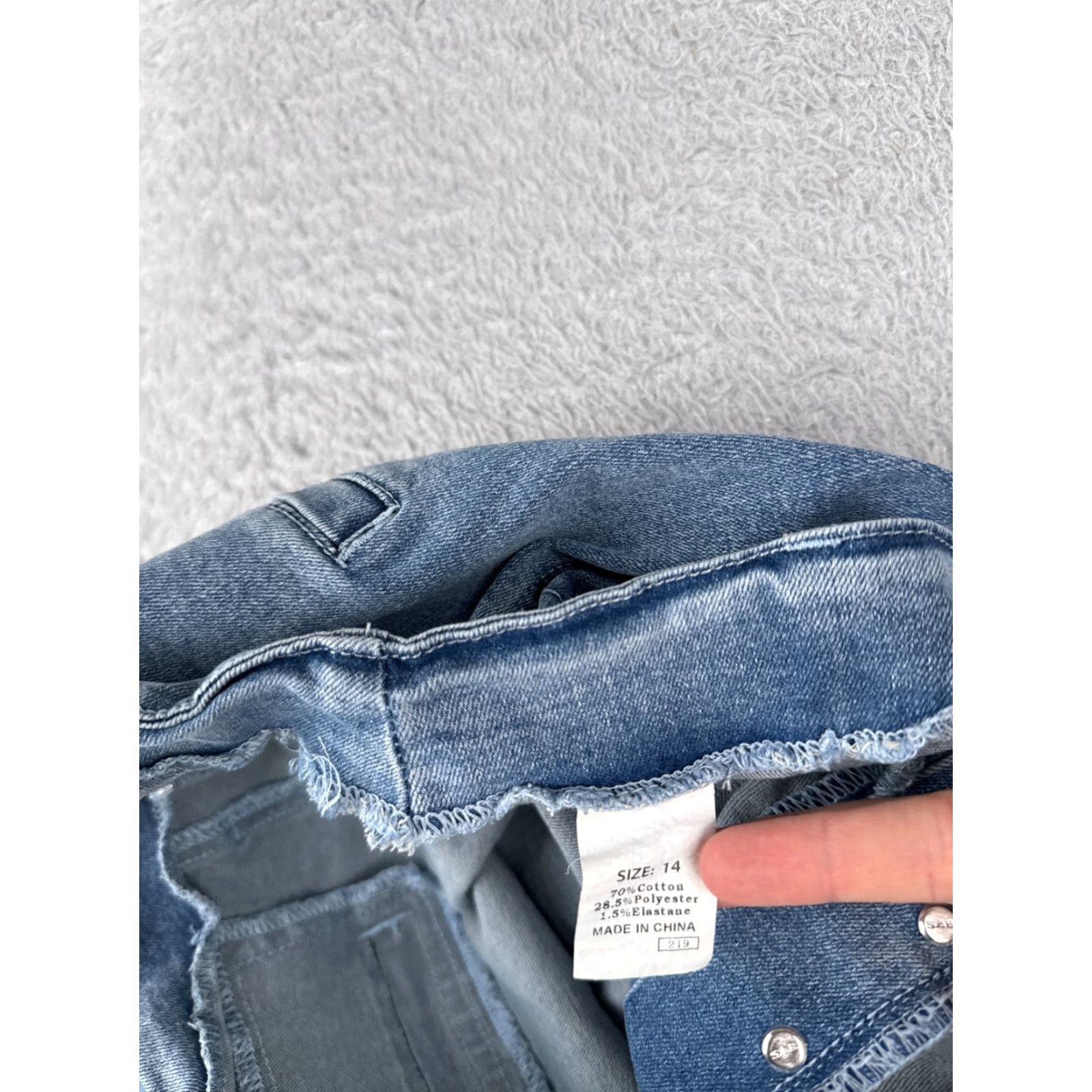 Old Navy Vintage Old Navy Women's Jeans Wide Leg Cotton Blend 14 Blue High Rise 33x26 Size 36" / US 14 / IT 50 - 6 Thumbnail