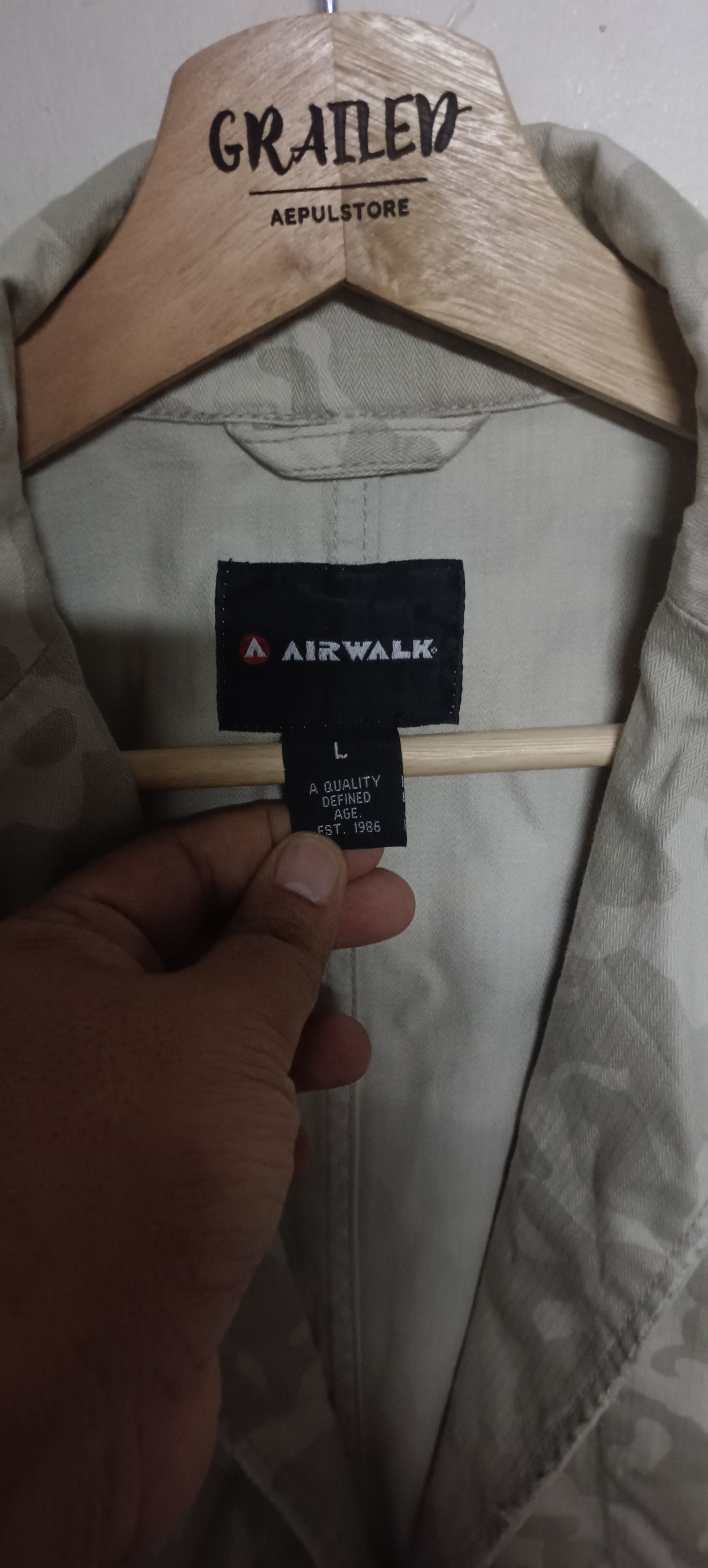 Airwalk Vintage🔥 Airwalk Camo Stripe Zipper Jacket Size US L / EU 52-54 / 3 - 5 Thumbnail