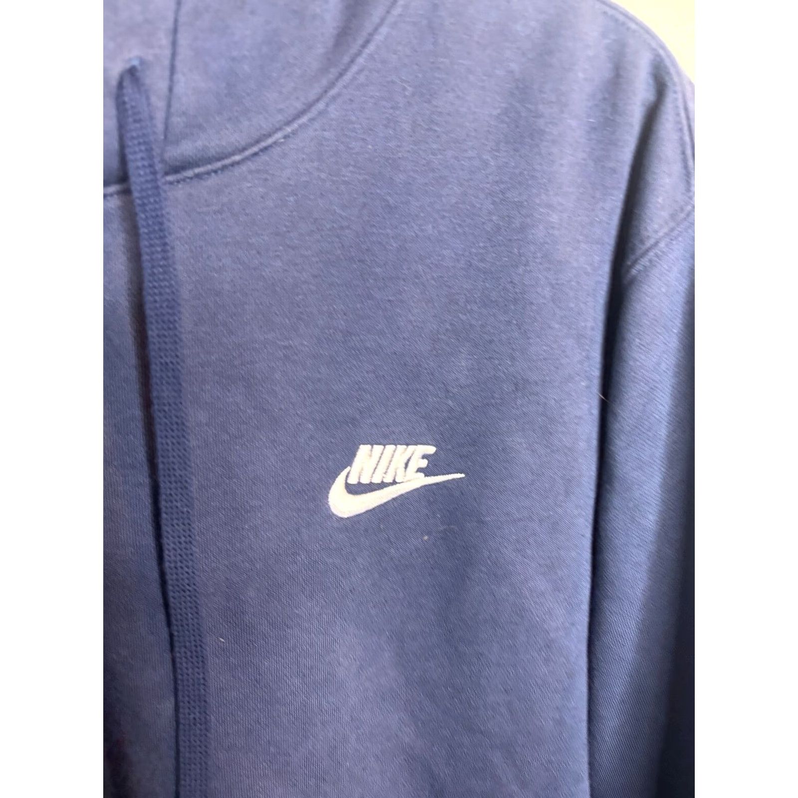 Nike Nike Pullover Hoodie Mens Sportswear Club Fleece Size M Navy BV2654-410 6186 Size US M / EU 48-50 / 2 - 2 Thumbnail