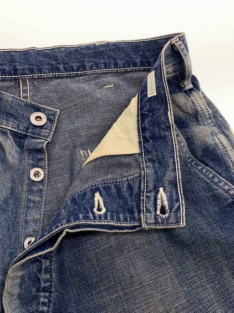 A.PRESSE Cotton Us Army Dungaree Denim Trousers Size US 28 / EU 44 - 3 Thumbnail