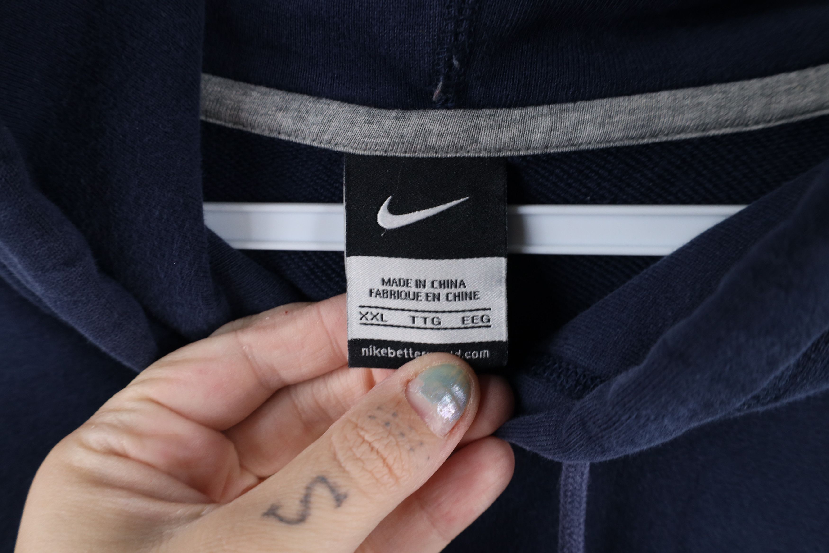 Nike × Vintage Vintage Nike Scott Mini Swoosh USA Soccer Hoodie USMNT Size US XXL / EU 58 / 5 - 7 Thumbnail