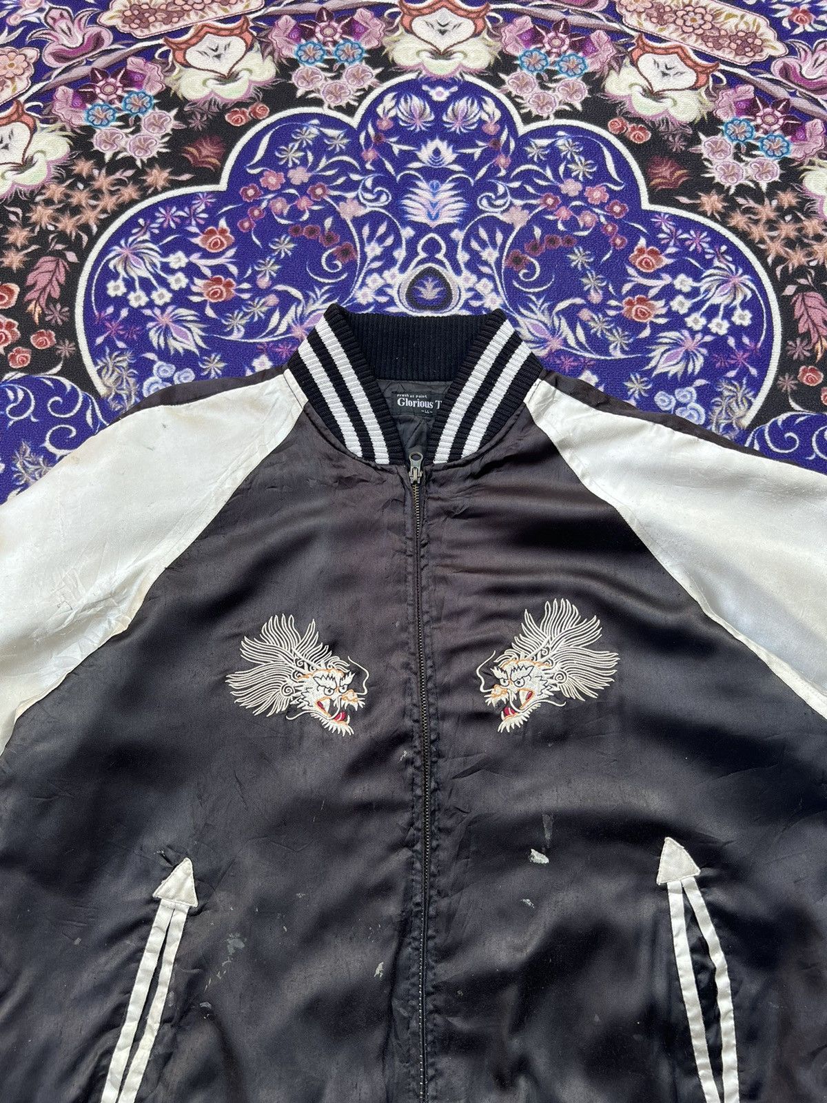Japanese Brand (XL) Dragon Hoshihime Sukajan Souvenir Jacket Size US XXL / EU 58 / 5 - 3 Thumbnail