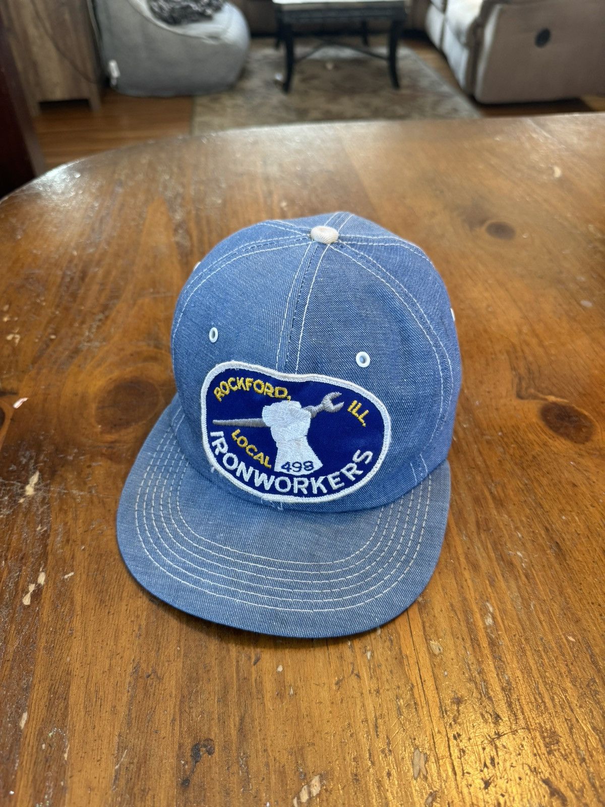 Vintage Vintage Iron Workers Union Hat Size ONE SIZE - 2 Thumbnail