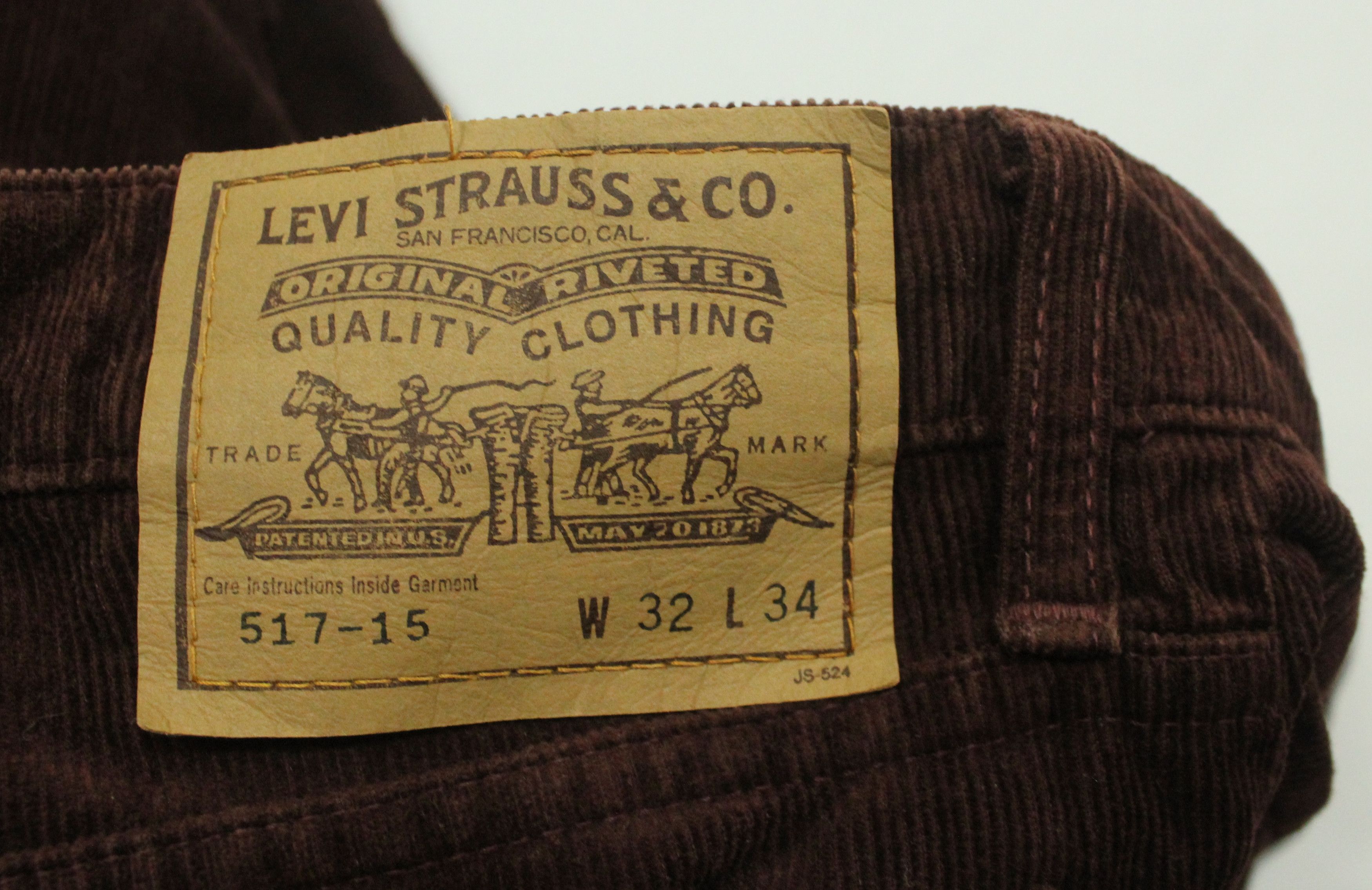 Levi's Flared LEVI'S Lot 517 Corduroy 1996 Vintage Size US 32 / EU 48 - 15 Thumbnail