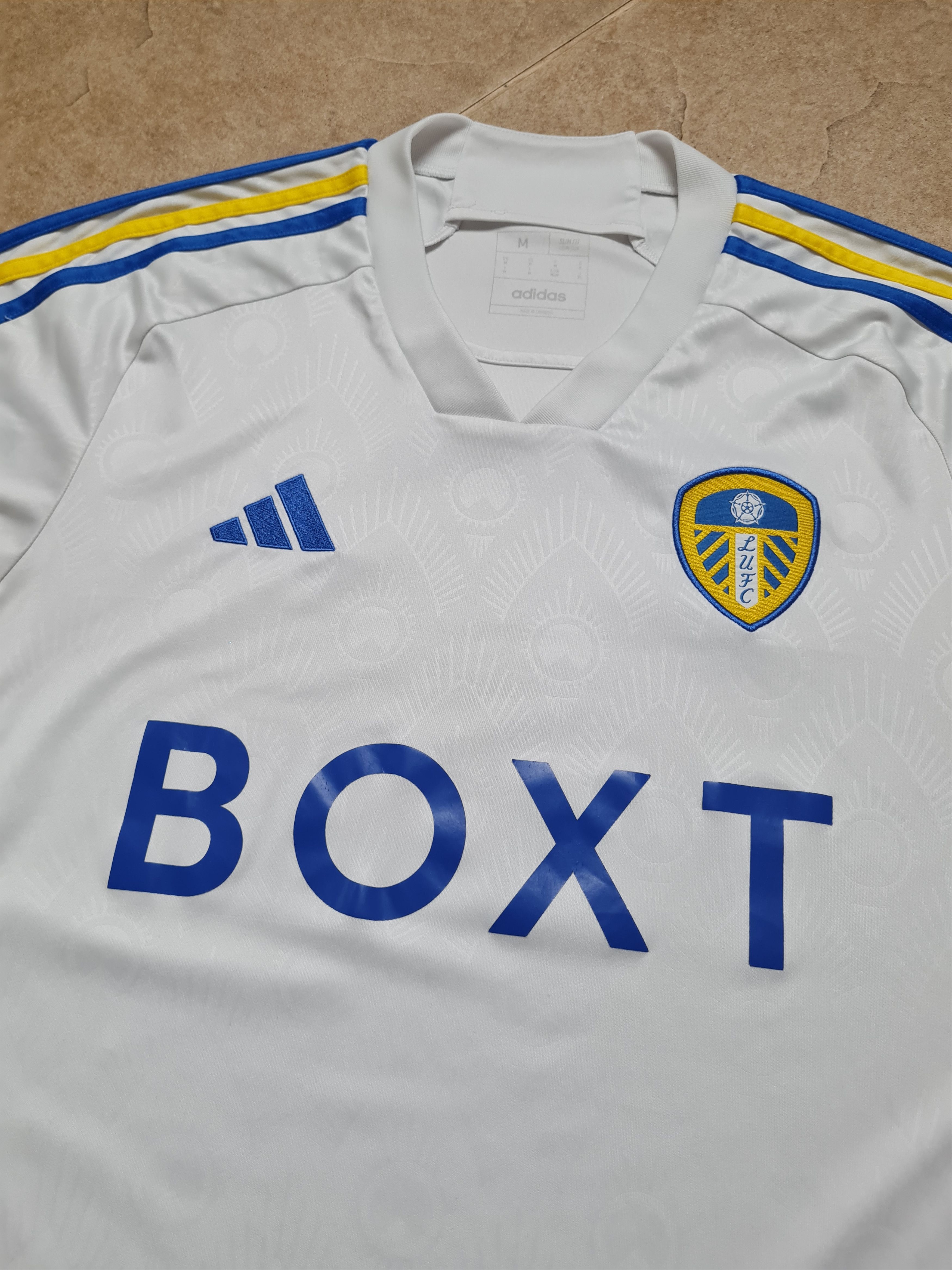 Adidas FOOTBALL SOCCER SHIRT LEEDS UNITED 2023/2024 JERSEY ADIDAS Size US M / EU 48-50 / 2 - 14 Thumbnail