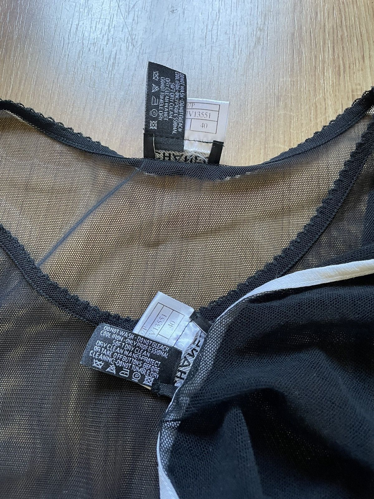 Chanel × Karl Lagerfeld Chanel 2007 mesh tank top Size M / US 6-8 / IT 42-44 - 11 Thumbnail