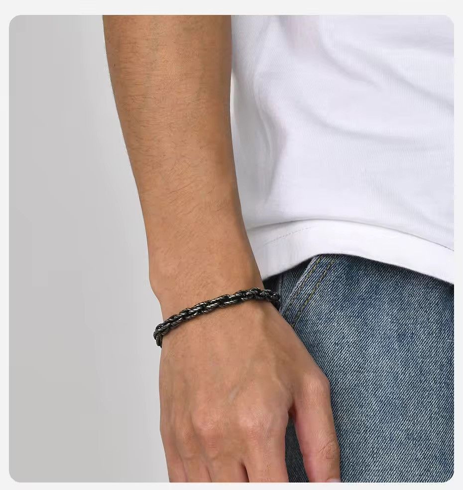 Jewelry 6mm Anchor Chain Bracelet Size ONE SIZE - 3 Thumbnail