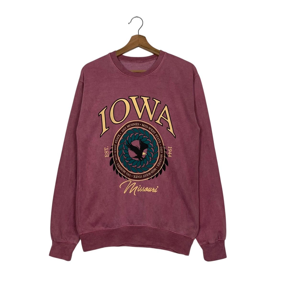Japanese Brand Vintage Iowa Missouri Crewneck Sweatshirt Size US S / EU 44-46 / 1 - 1 Thumbnail