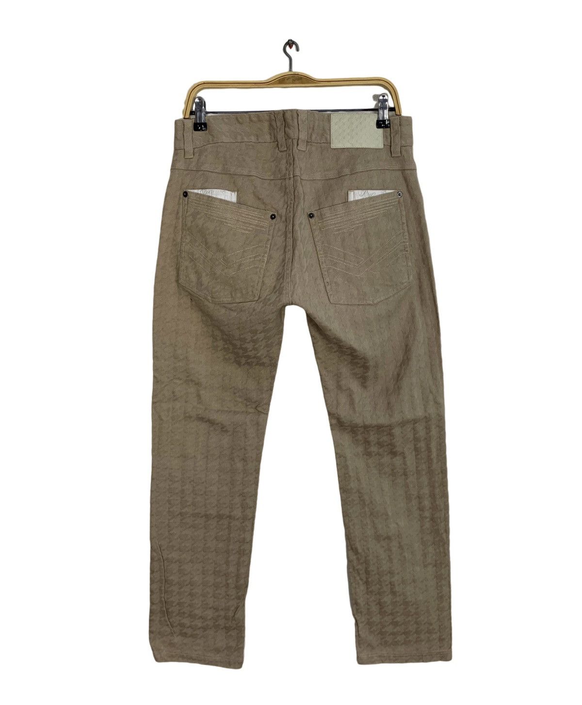 Karl Kani Karl Kani Houndstooth Design Embroidery Spell Out Denim Pant Size US 32 / EU 48 - 2 Thumbnail