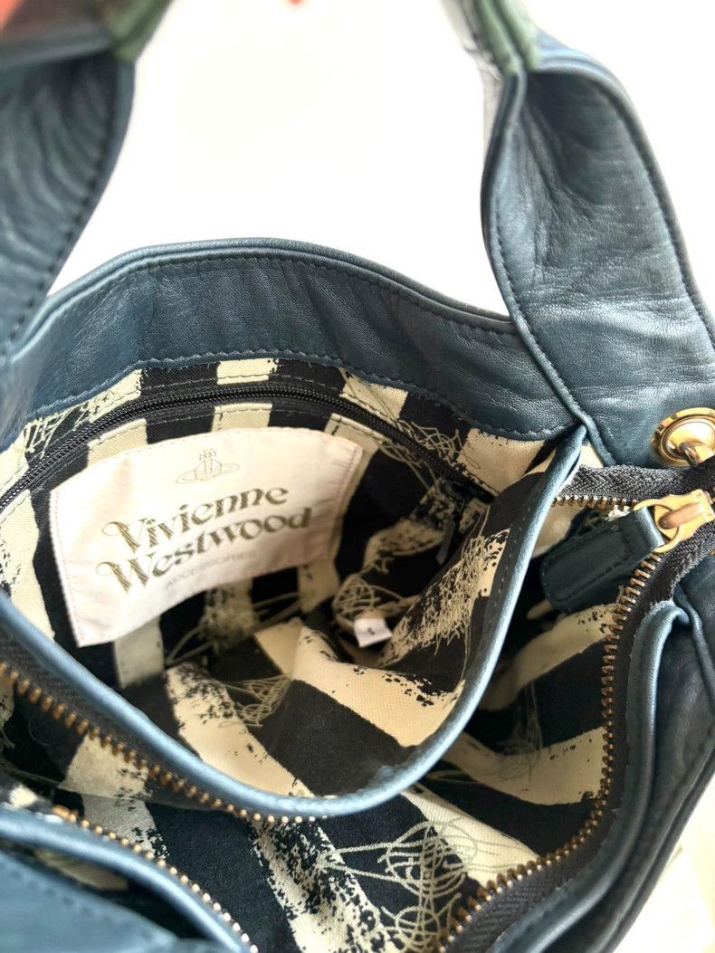 Vivienne Westwood Vivienne Westwood size os Blue and green Saturn treasure ba Size ONE SIZE - 9 Thumbnail