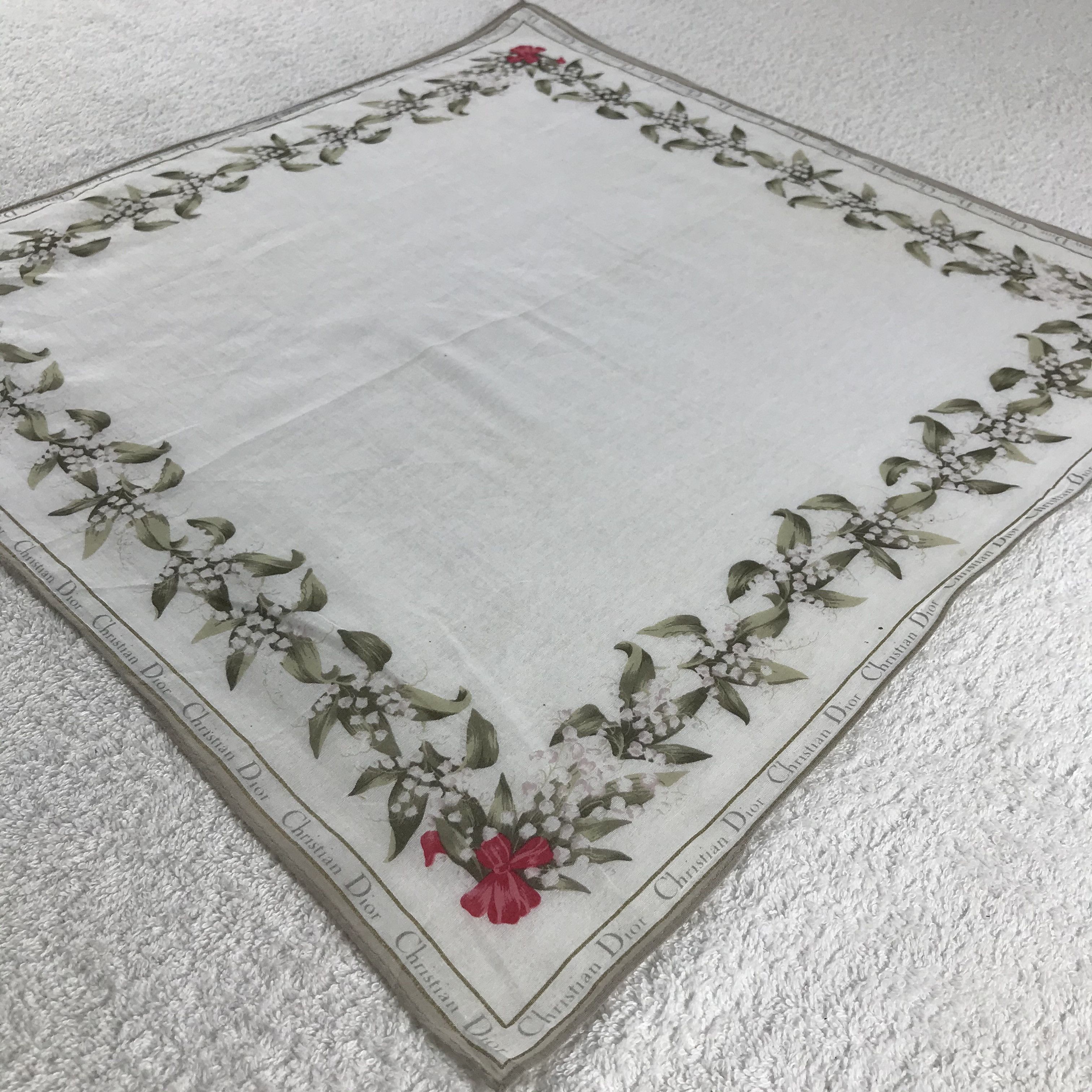 Christian Dior Monsieur × Vintage Christian Dior Bandana / Handkerchief / Neckerchief - S315 Size ONE SIZE - 2 Thumbnail