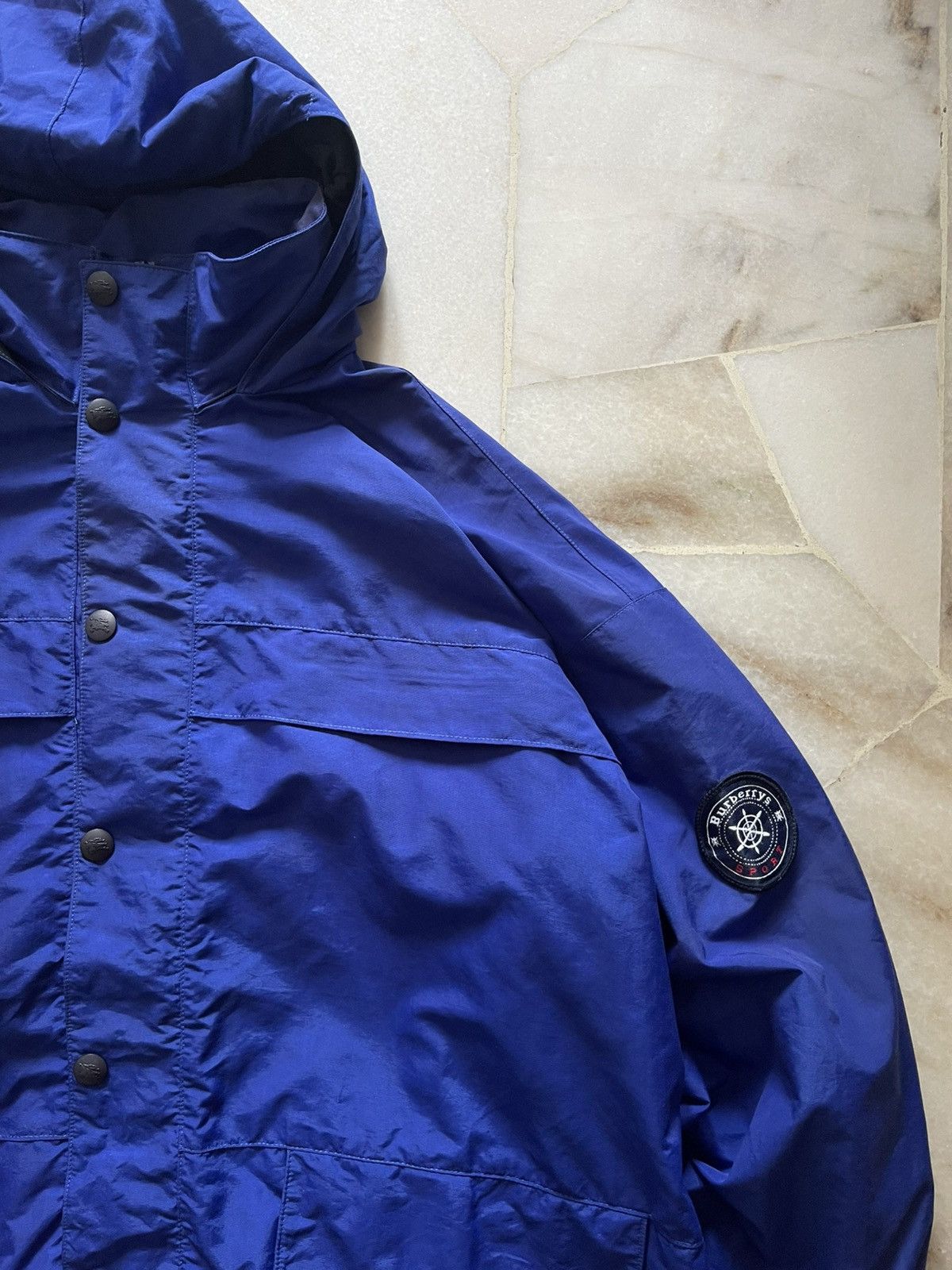 Burberry 90s Burberry Sport Zipper Jacket Size US XXL / EU 58 / 5 - 5 Thumbnail