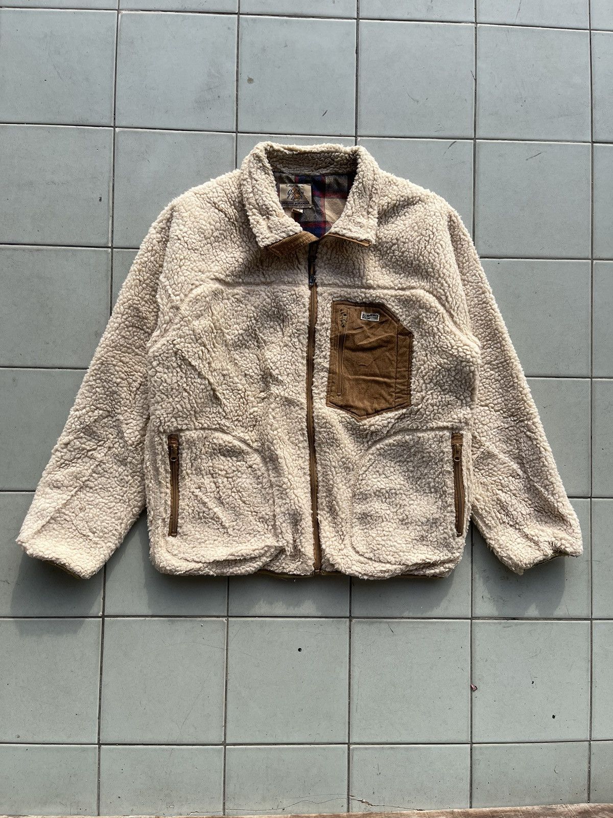 Golden Bear × Vintage Golden Bear Fleece Light Jacket Size US M / EU 48-50 / 2 - 2 Thumbnail