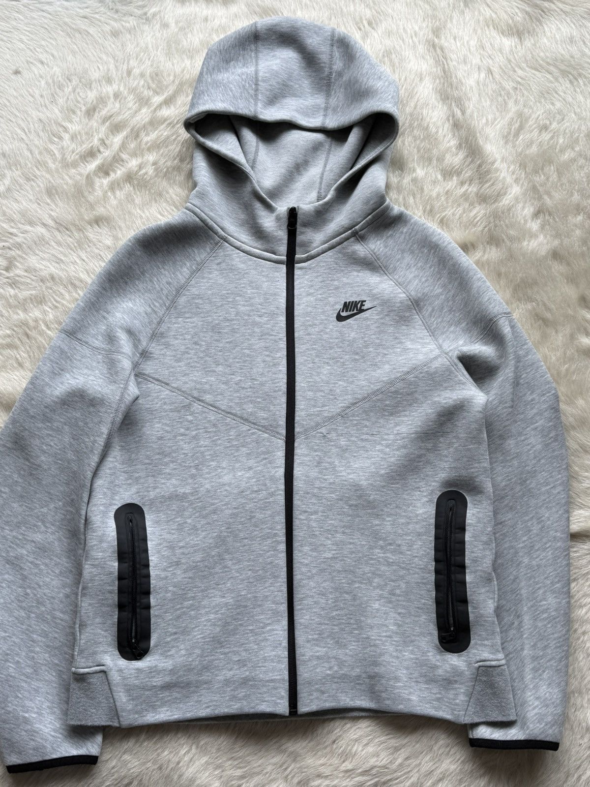 Nike Grey nike tech top Size US XXS / EU 40 - 1 Thumbnail