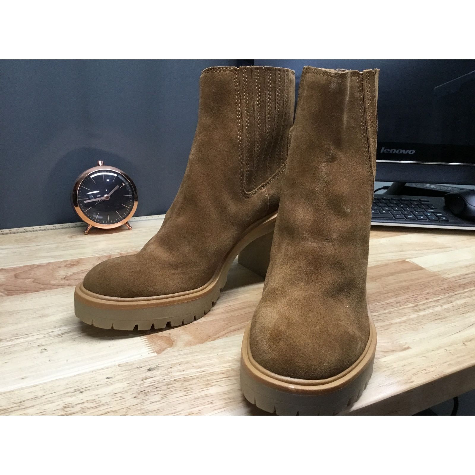Dolce Vita Dolce Vita Caster H2O Boots Women 10 Suede Heel Ankle Boots Size US 10 / IT 40 - 4 Thumbnail