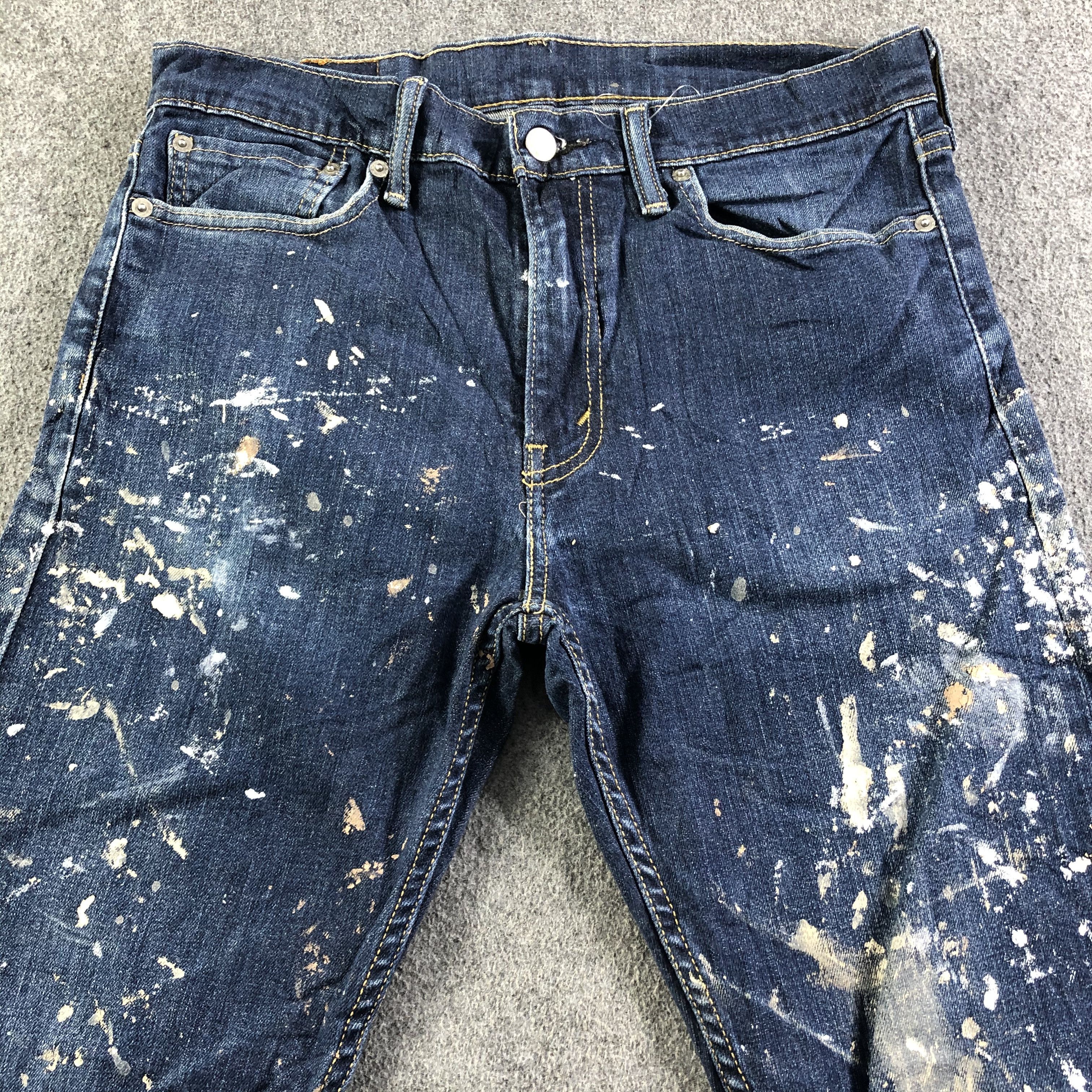 Levi's Vintage Dark Blue Levis 513 Jeans-J3269 Size US 32 / EU 48 - 3 Thumbnail