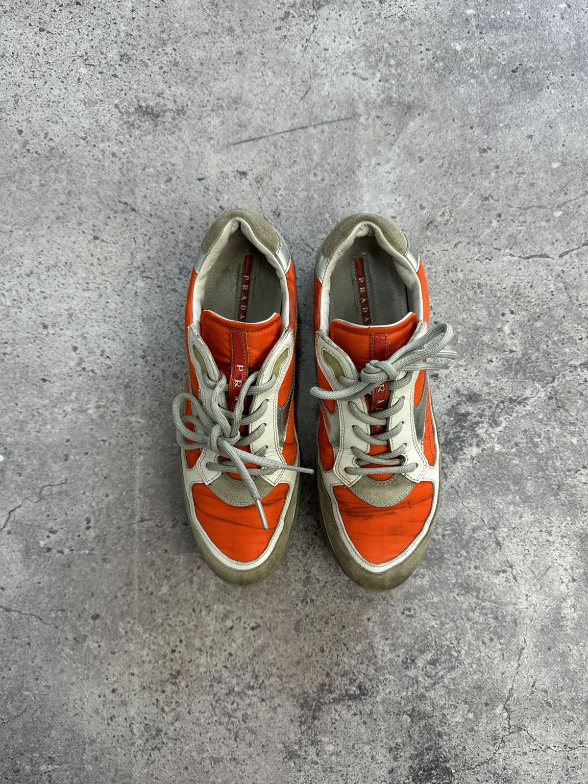 Prada Vintage Prada Suede Leather Nylon Shoes Sneakers Archival 90 Size US 6 / EU 39 - 3 Thumbnail