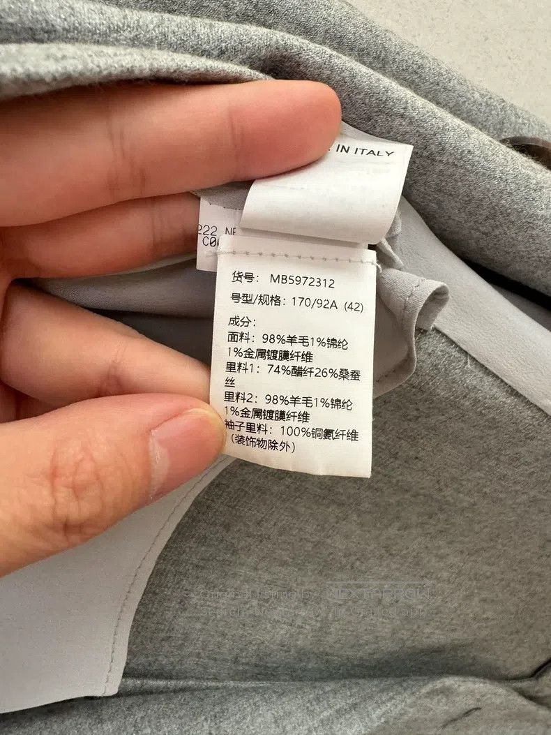 Brunello Cucinelli Brunello Cucinelli Double-breasted Blazer Jacket, Gray, 98 Size S / US 4 / IT 40 - 6 Thumbnail
