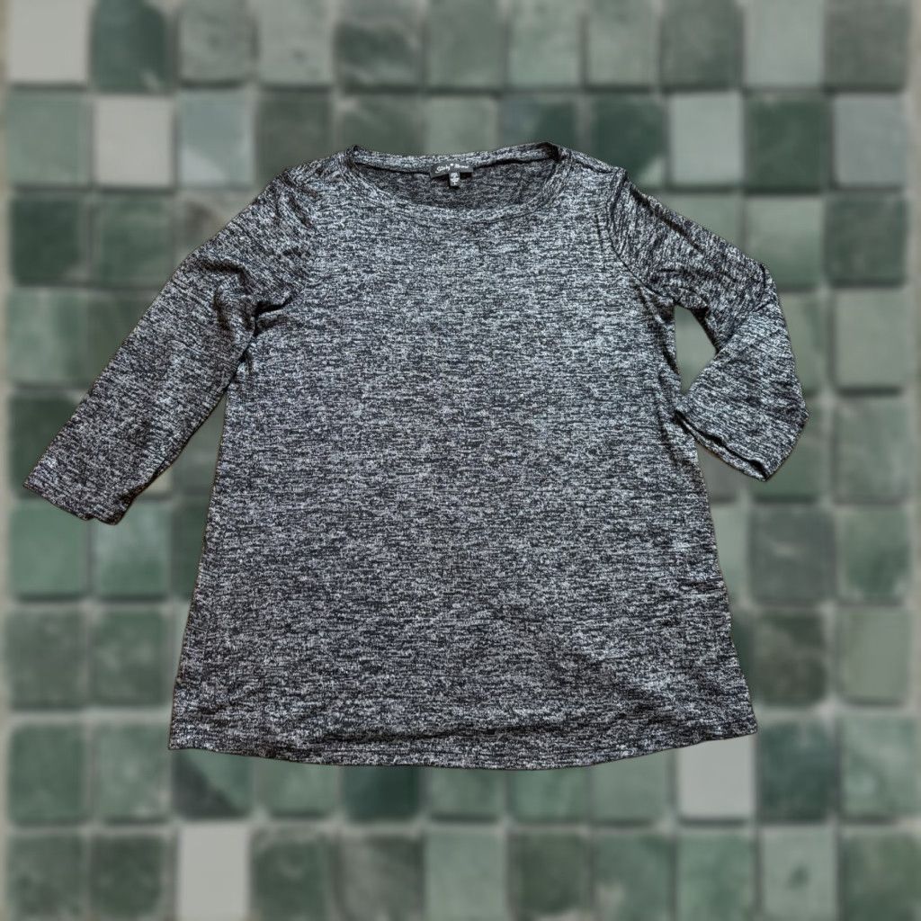 Vintage SLINKY BRAND Blouse Womens Large Black Rayon Blend Stretchy Light Weight USA Blouse Womens Large Black Rayon Blend Stretchy Light Weight USA Size L / US 10 / IT 46 - 1 Thumbnail