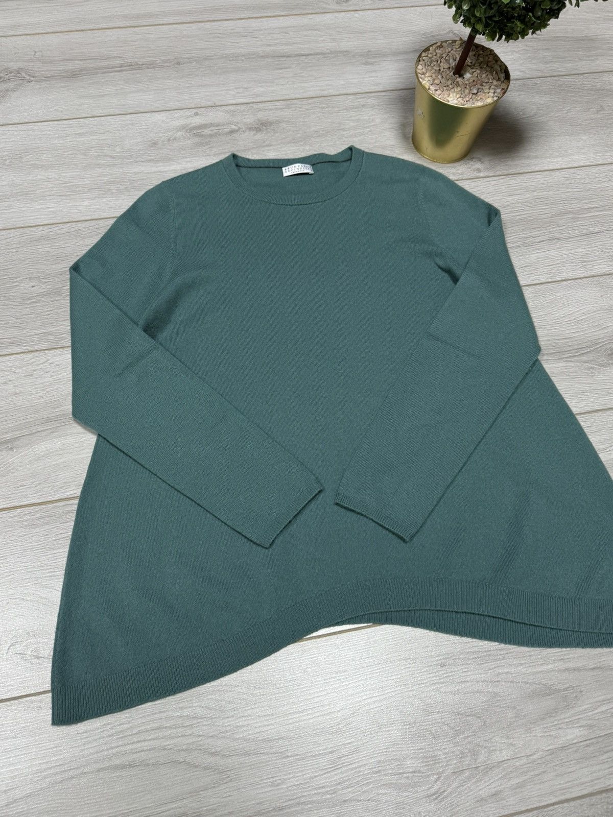 Brunello Cucinelli Brunello Cucinelli vintage cashmere sweater dress wide wool Size XL / US 12-14 / IT 48-50 - 7 Thumbnail