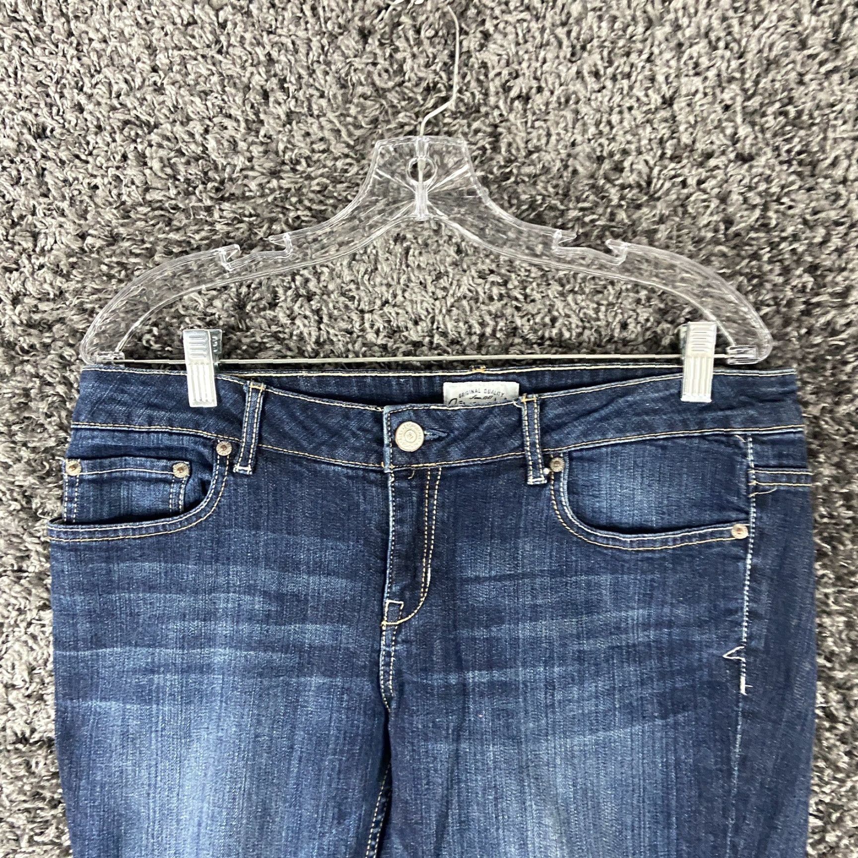 Vintage Aéropostale Skinny Jeans Women’s 11/12 Blue Regular Size 32" / US 10 / IT 46 - 4 Thumbnail