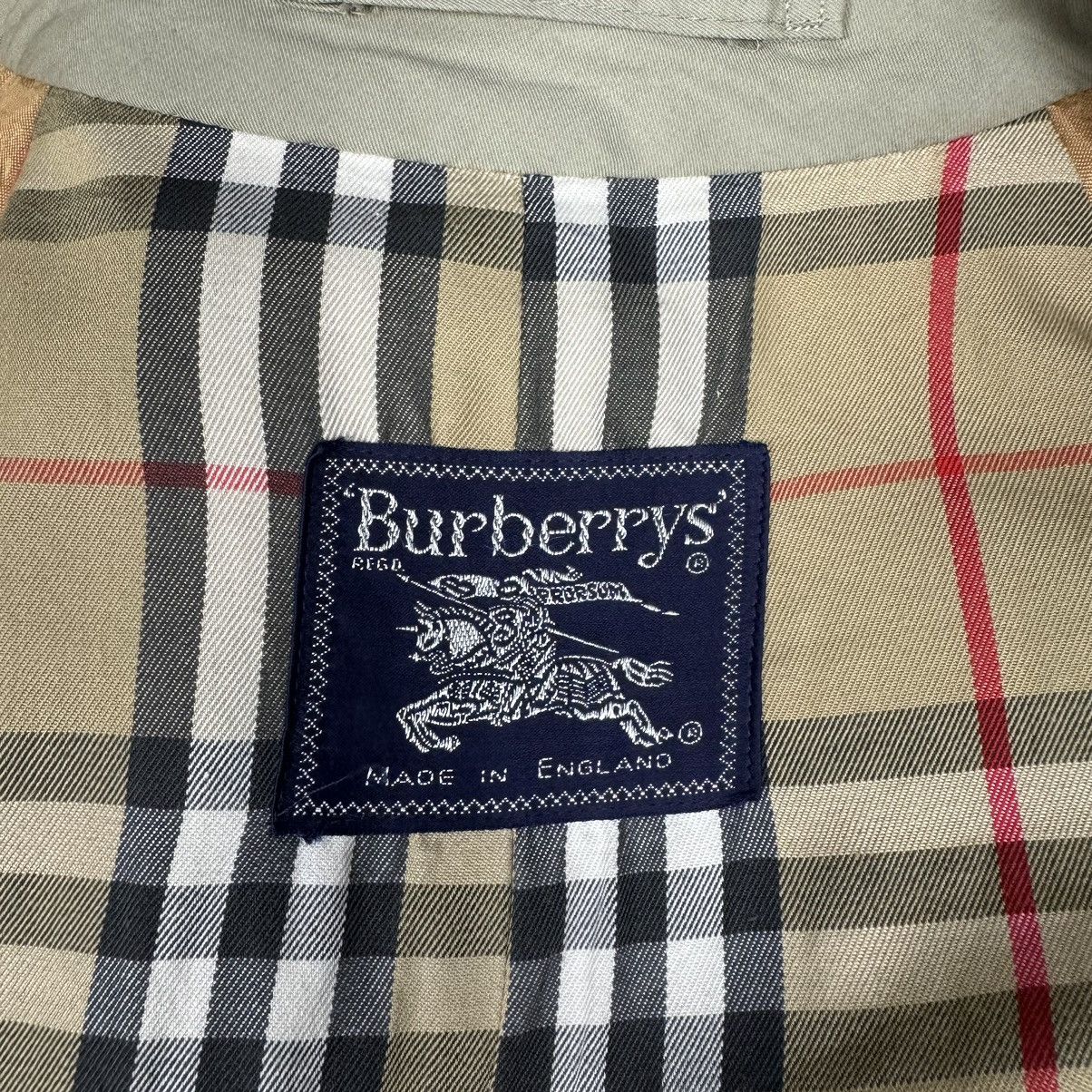 Burberry × Burberry Prorsum × Vintage ☀️BURBERRYS ENGLAND NOVA CHECKED TRENCH COAT JACKET Size US M / EU 48-50 / 2 - 9 Thumbnail
