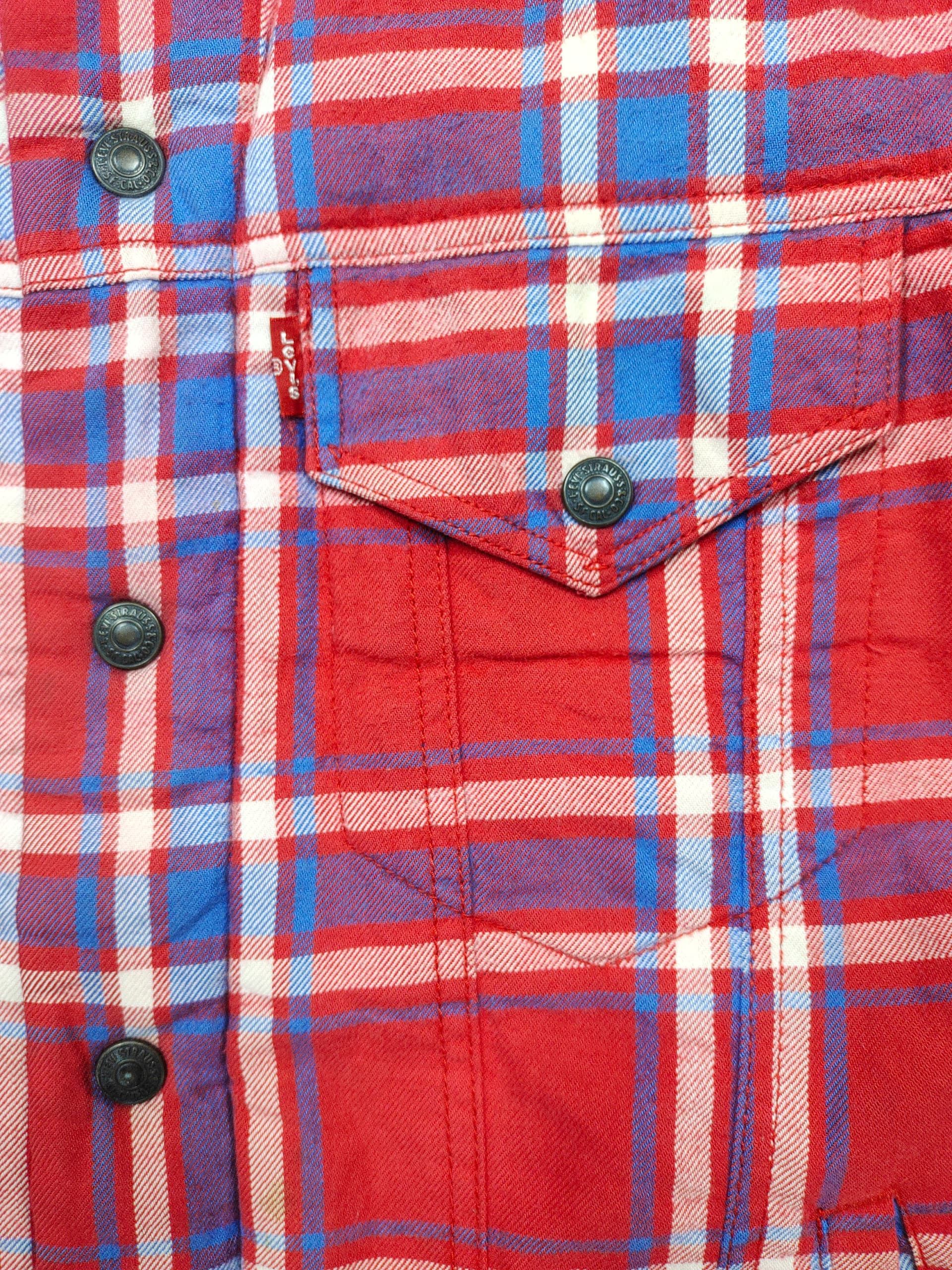 Levi's Vintage Clothing VINTAGE 70604 LEVIS FLANNEL CHECKED JACKET Size US M / EU 48-50 / 2 - 4 Thumbnail